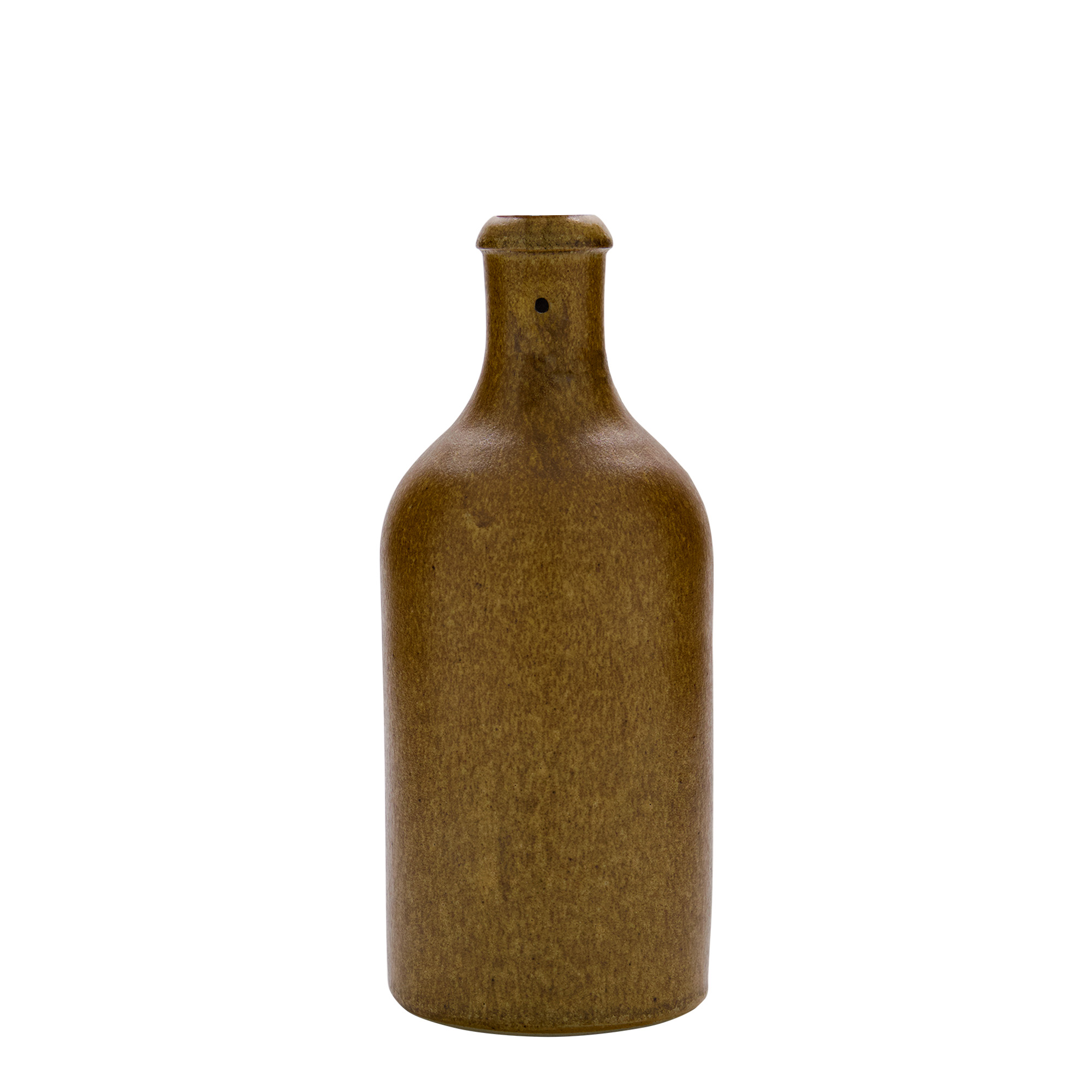 500 ml tonkrus, stengods, brun-kristall, mynning: bygelstängning