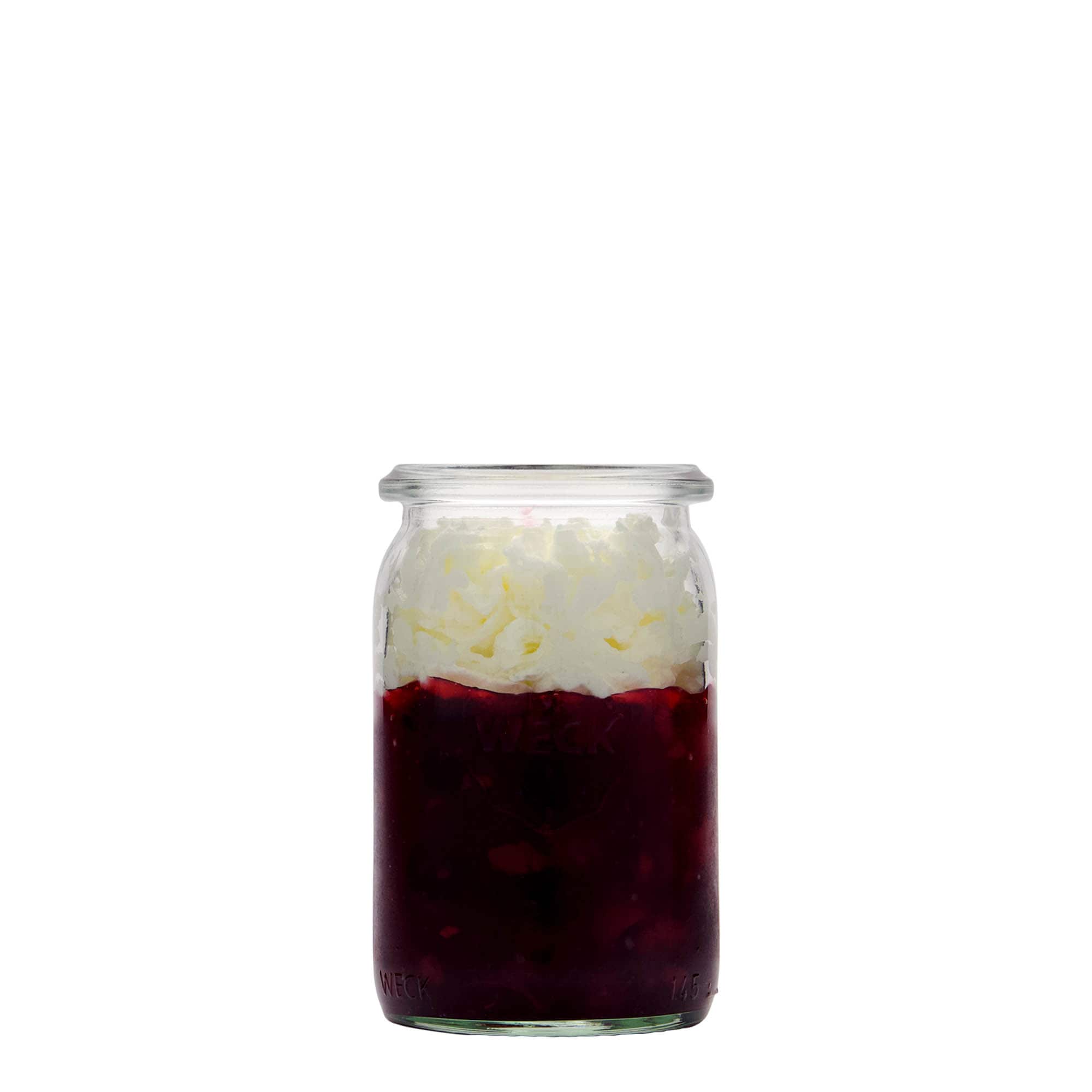 145 ml WECK-cylinderglas, mynning: rund kant 145 ml WECK-cylinderglas, mynning: rund kant