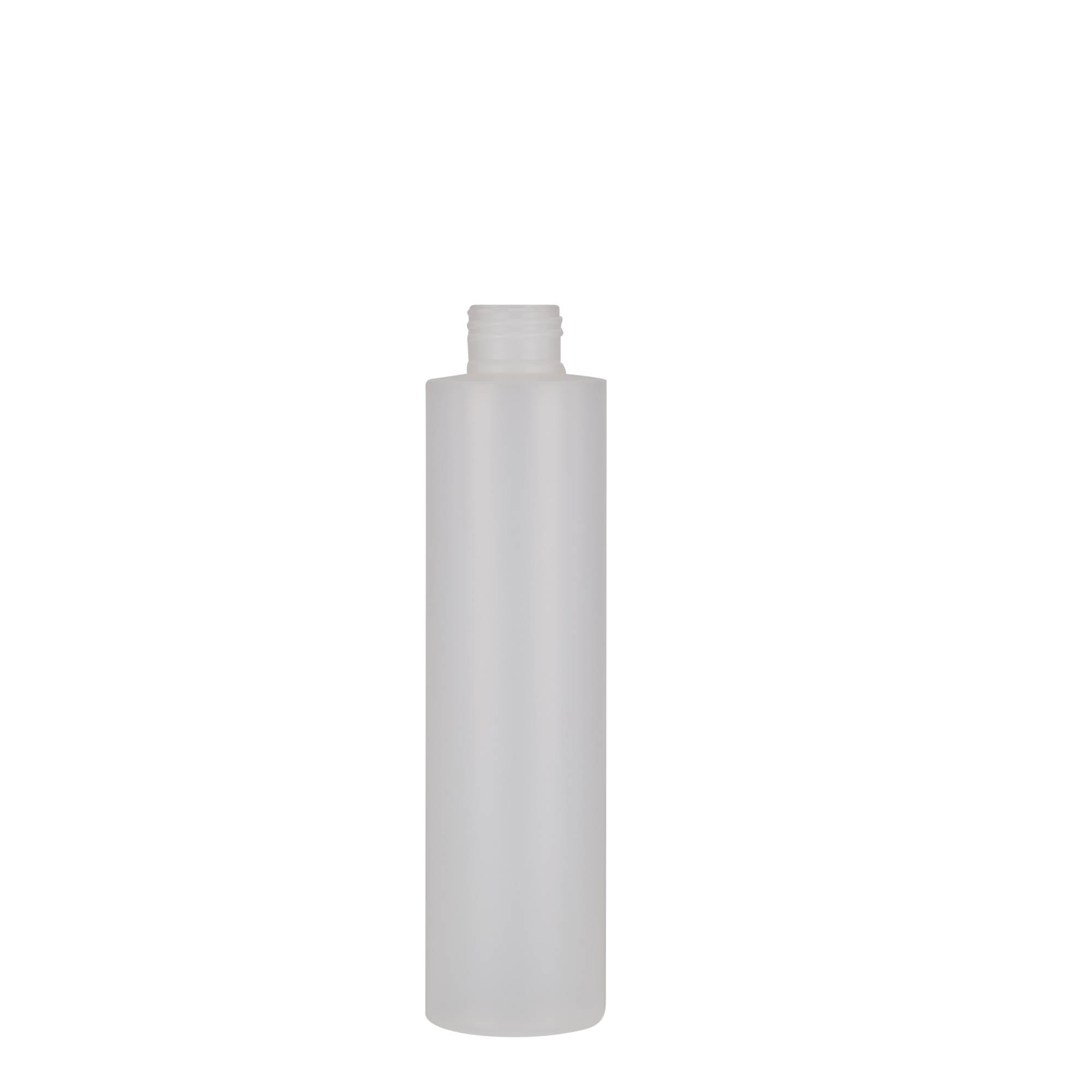 200 ml plastflaska 'Pipe', HDPE, natur, öppning: 24/410