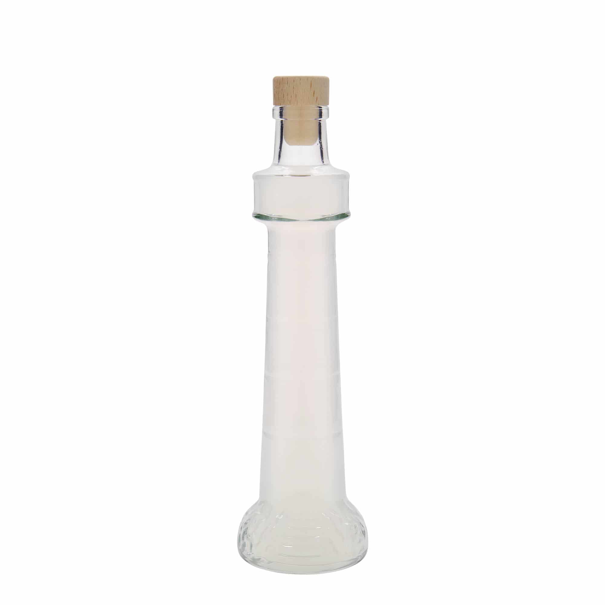 200 ml glasflaska 'Fyr', mynning: kork