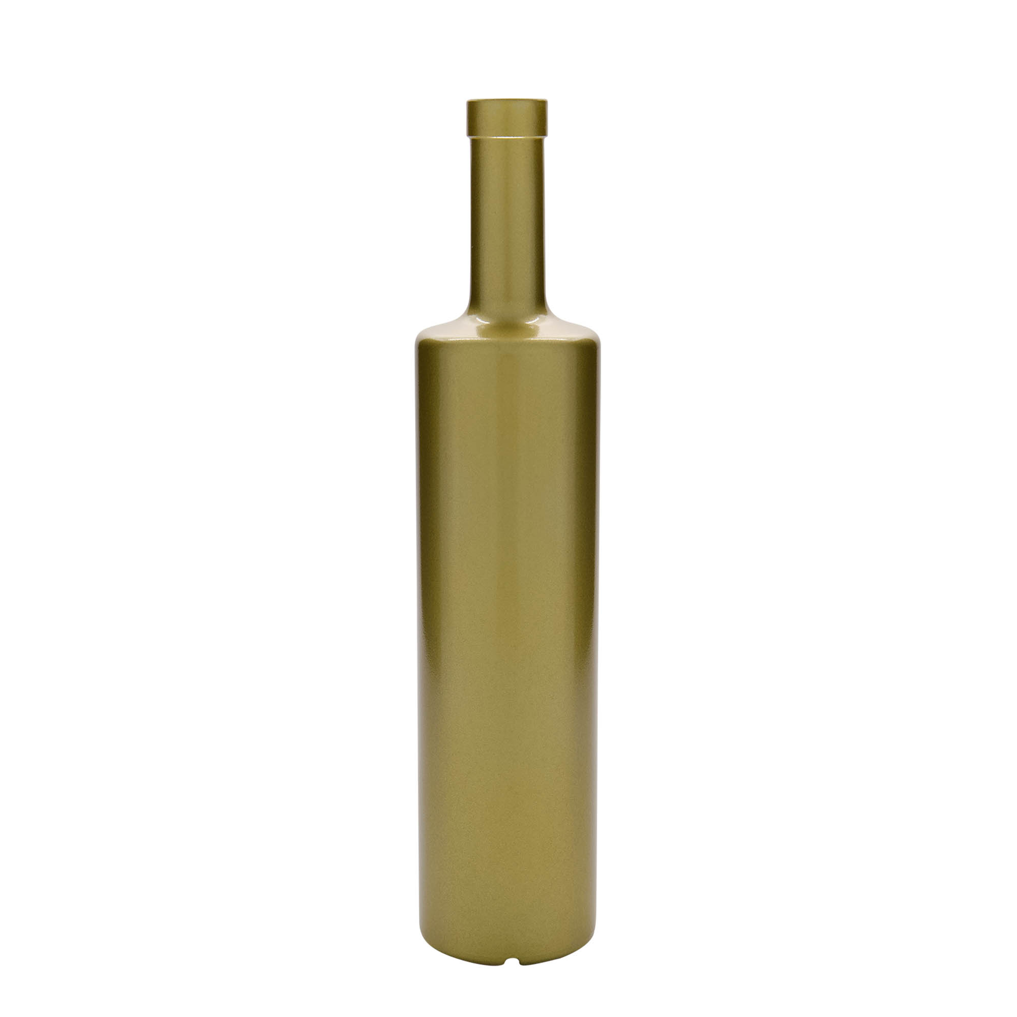 700 ml glasflaska 'Centurio', guld, öppning: kork