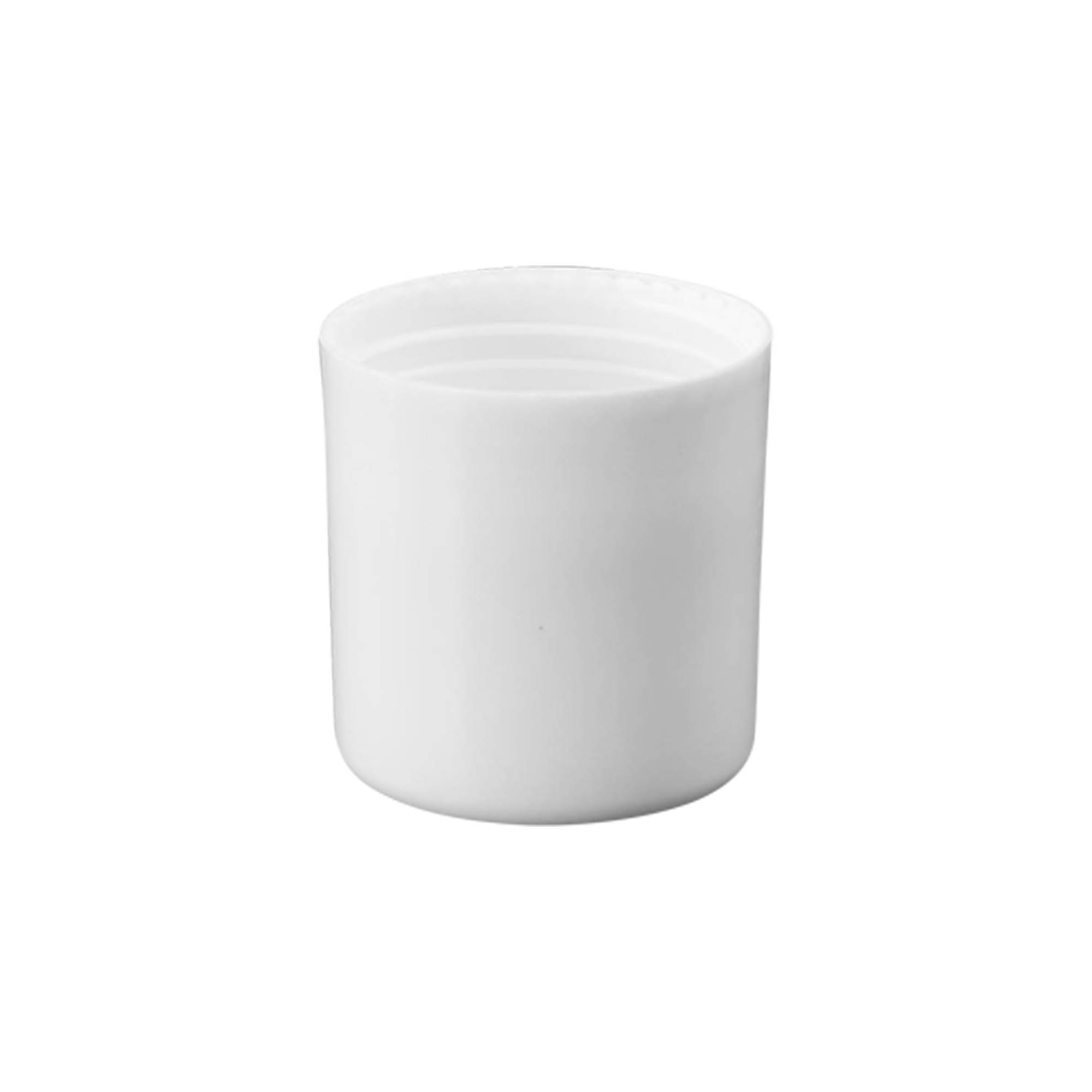 Kapsyl för 50 ml roll-on-flaska, PP-plast, vit, för mynning: skruvlock Kapsyl för 50 ml roll-on-flaska, PP-plast, vit, för mynning: skruvlock