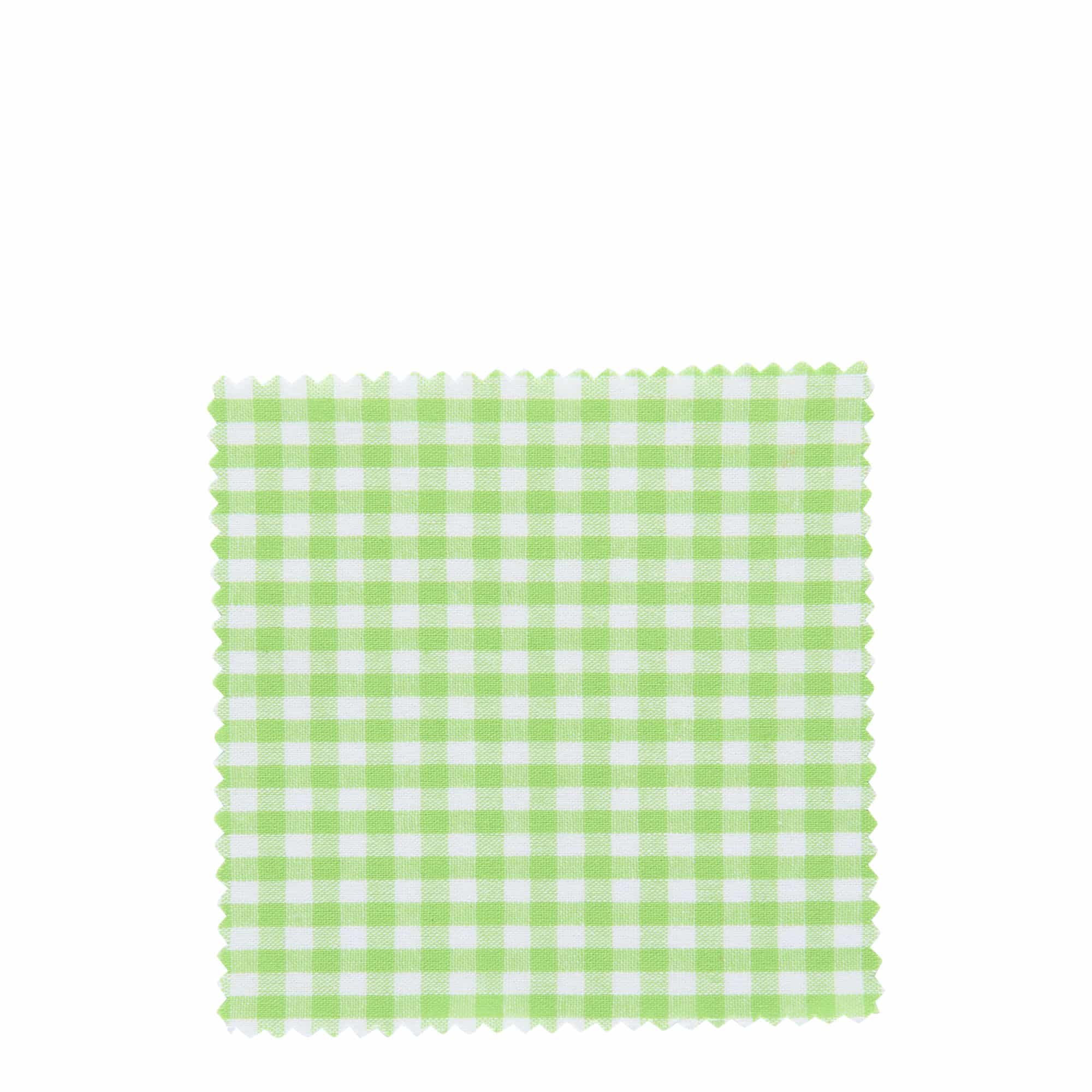 Rutig tygrundel för syltburk 12x12, kvadratisk, textil, lindblomsgrön, mynning: TO38-TO53 Rutig tygrundel för syltburk 12x12, kvadratisk, textil, lindblomsgrön, mynning: TO38-TO53