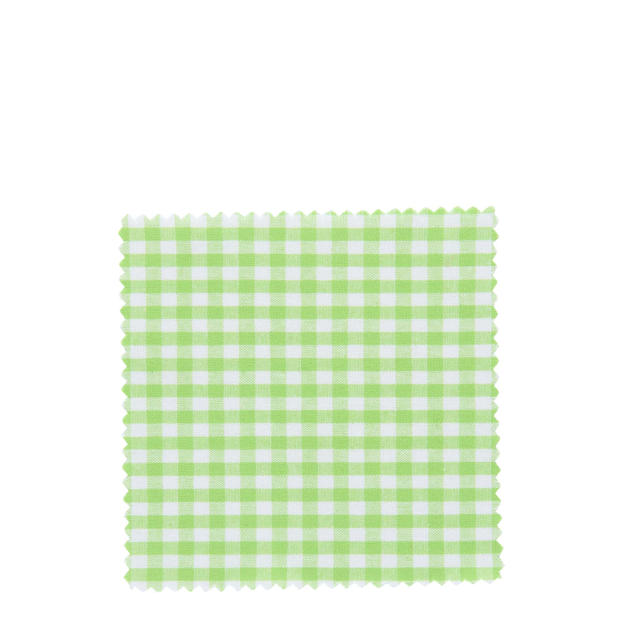 Tygservett rutigt 12x12, kvadratisk, textil, ljusgrön, öppning: TO38-TO53