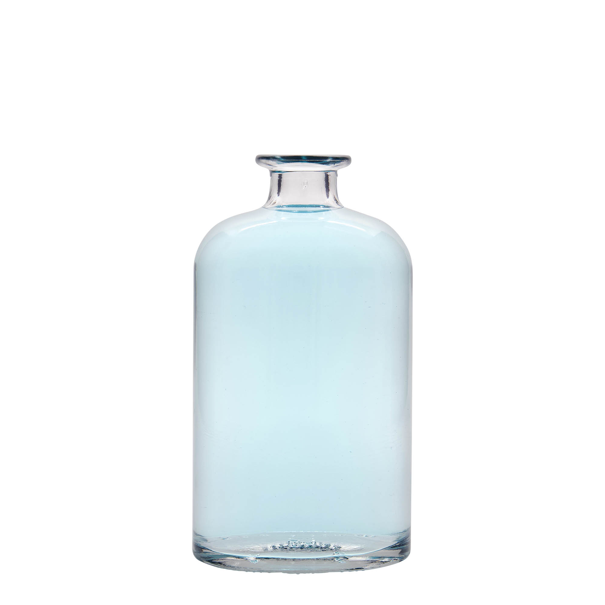 500 ml glasflaska 'Dundee', oval, öppning: kork