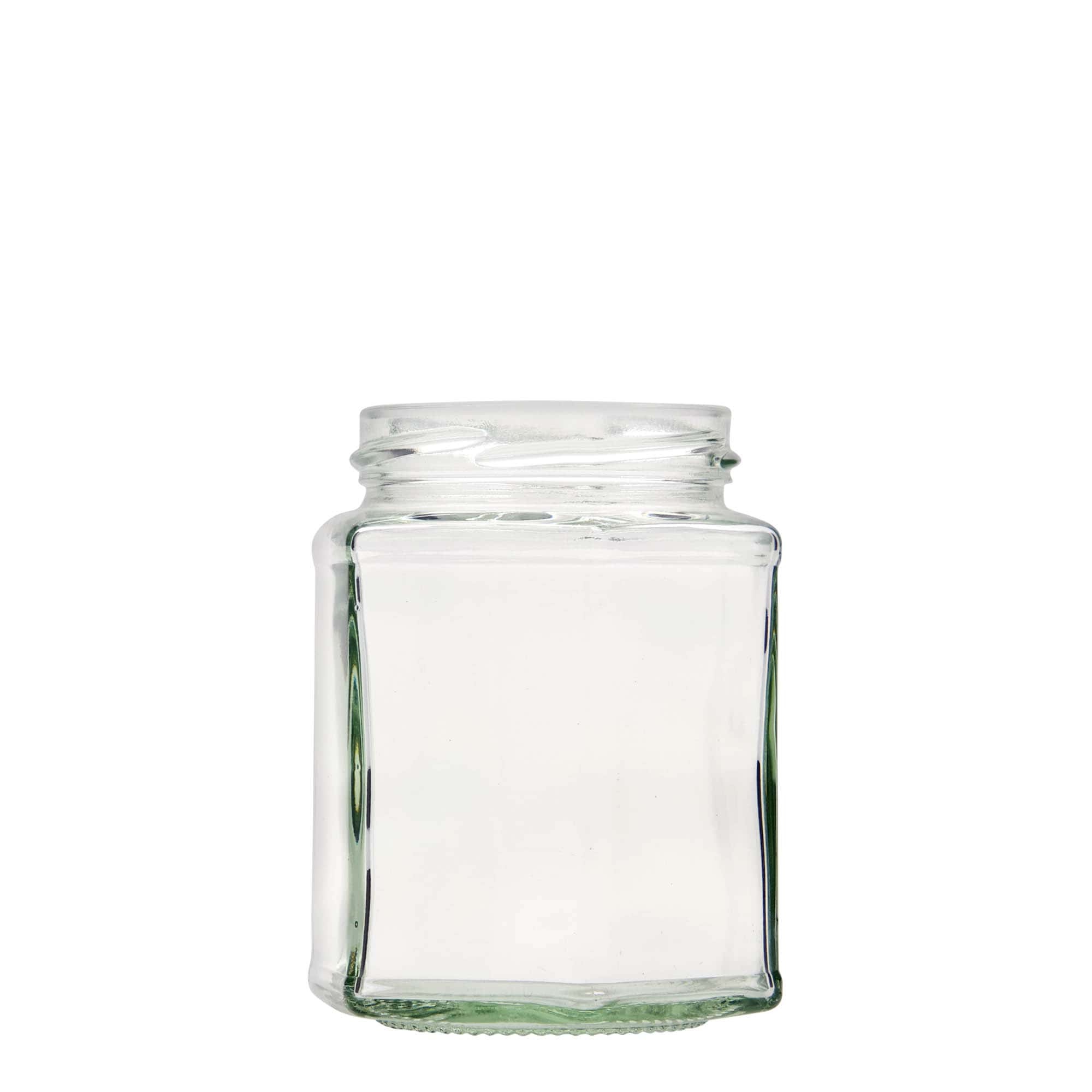 324 ml sexkantigt glas, öppning: Twist-Off (TO 66) 324 ml sexkantigt glas, öppning: Twist-Off (TO 66)