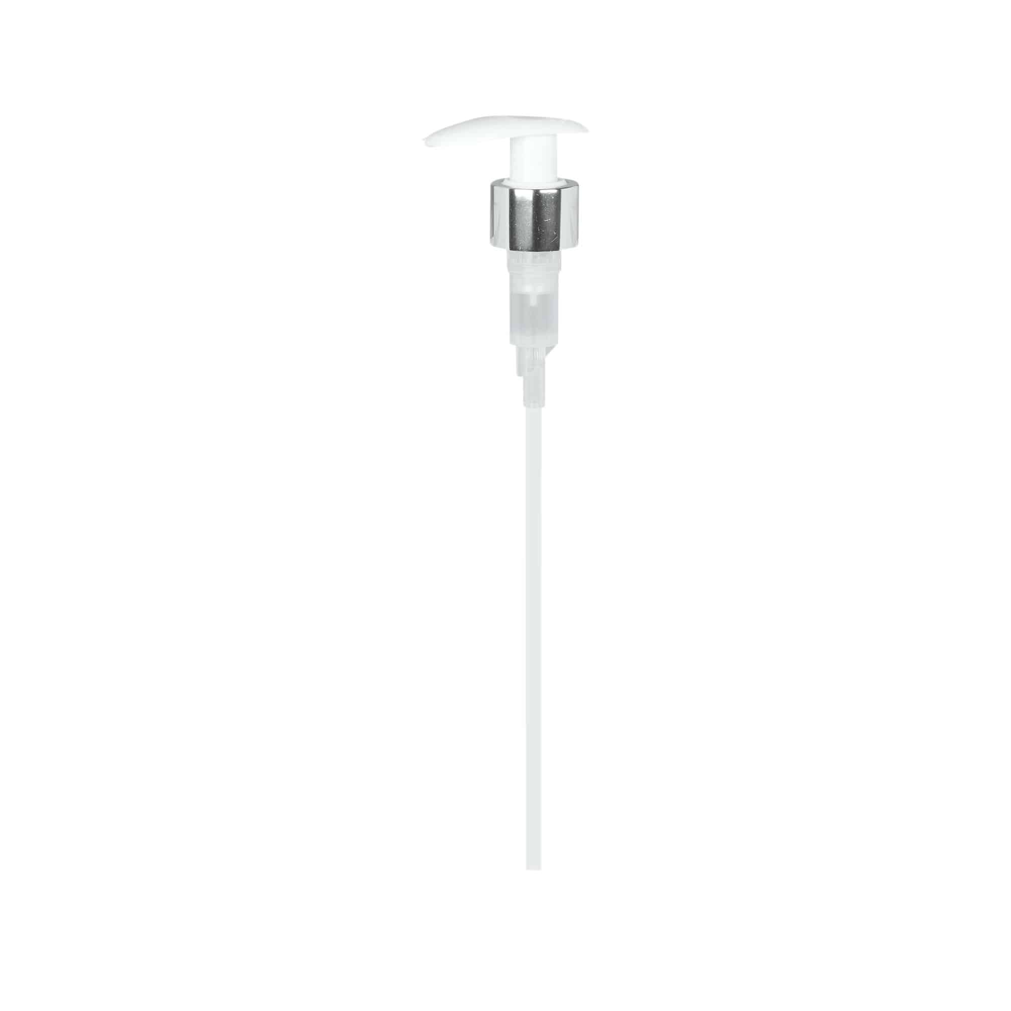 Skruvlock dispenserpump, PP-plast, vit, för mynning: 24/410