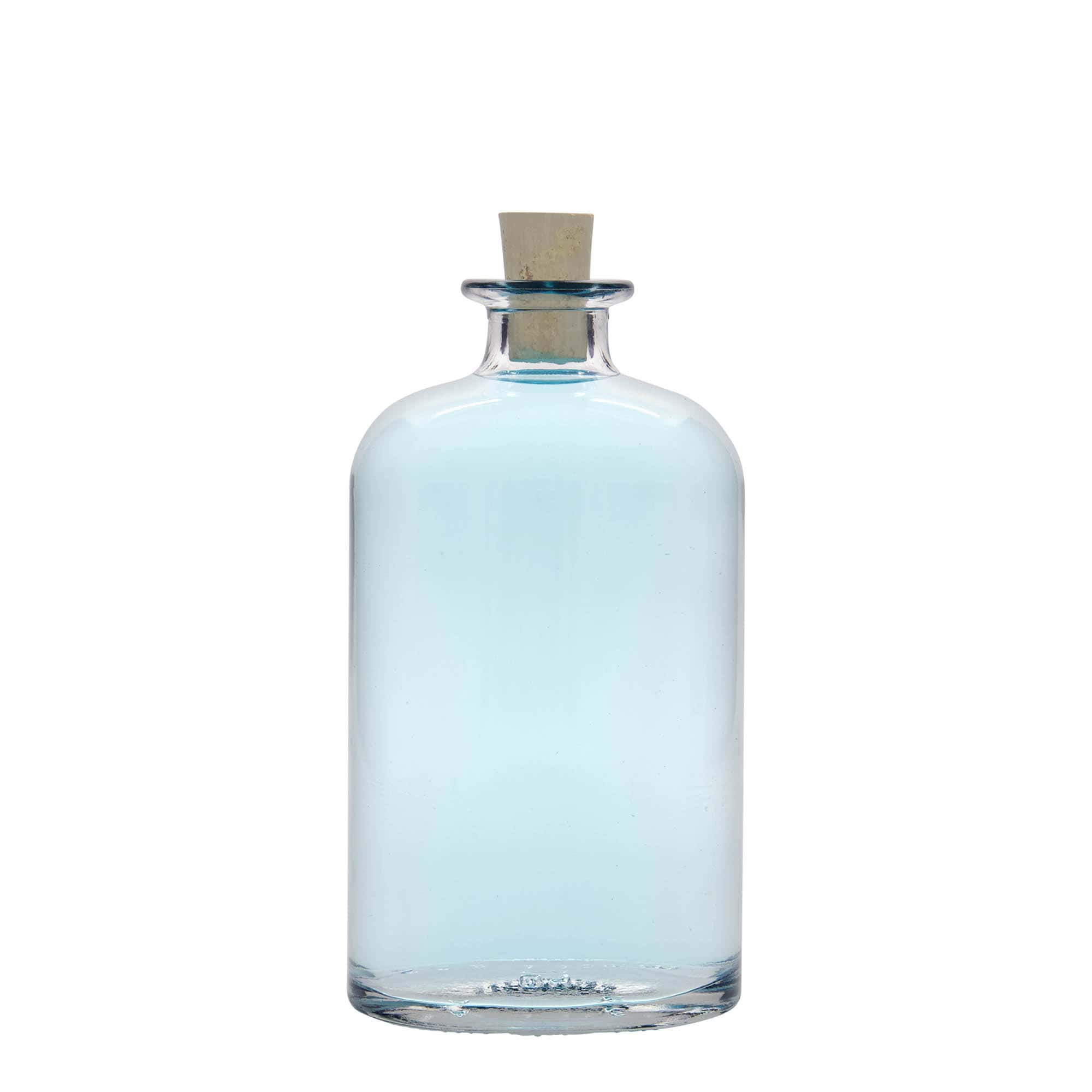 500 ml glasflaska 'Dundee', oval, öppning: kork
