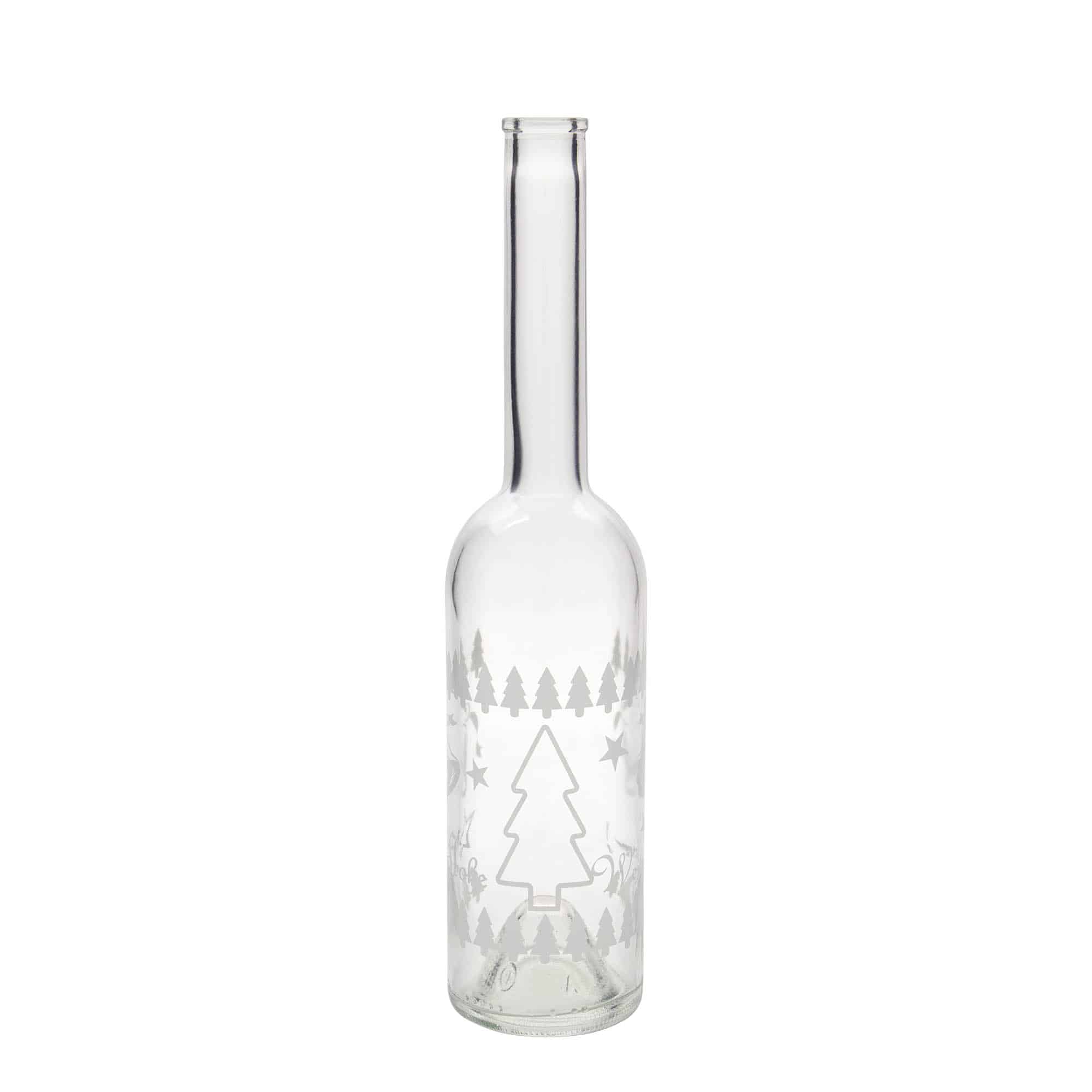 500 ml glasflaska 'Opera', motiv: Klassisk jul, mynning: kork 500 ml glasflaska 'Opera', motiv: Klassisk jul, mynning: kork