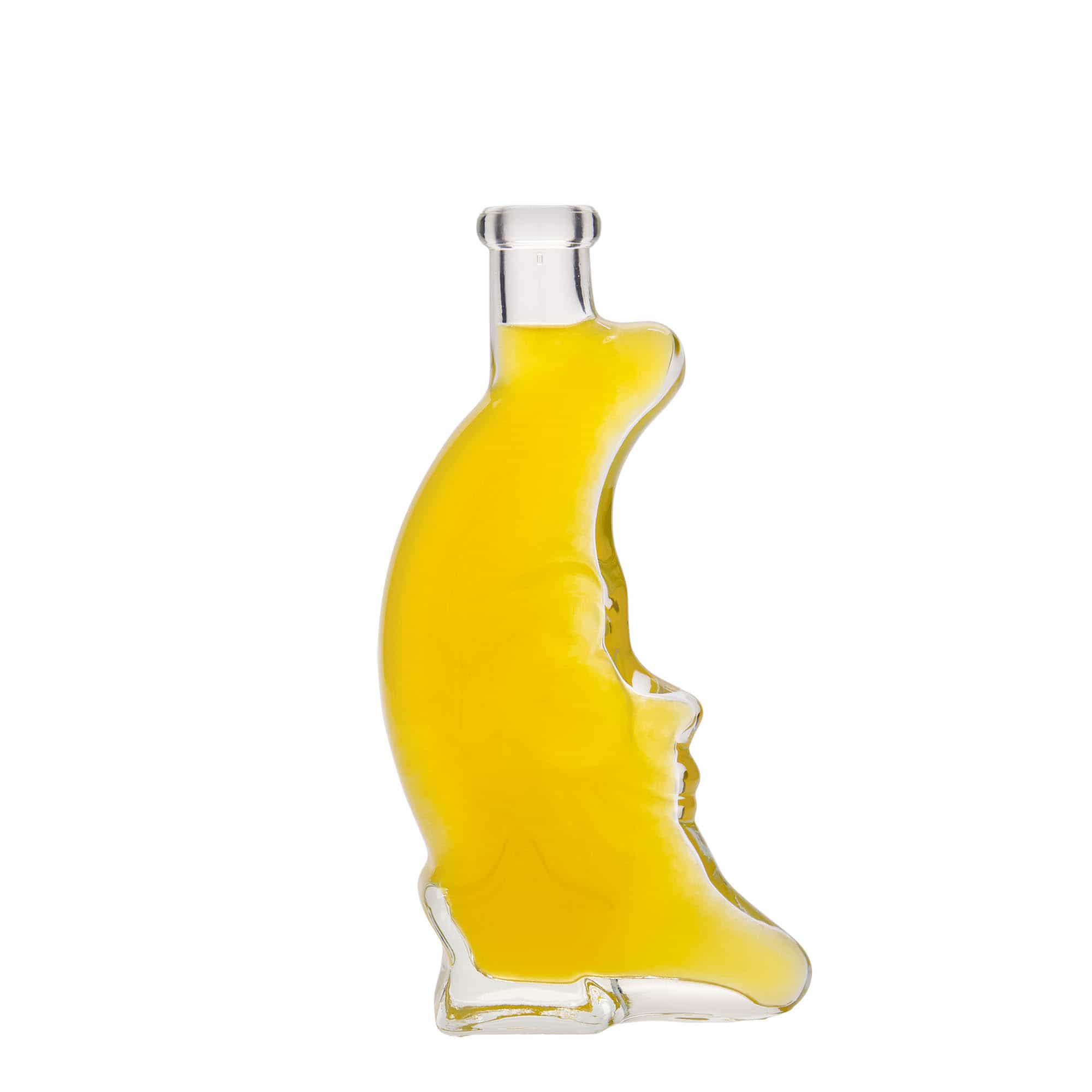 200 ml glasflaska 'Måne', mynning: kork