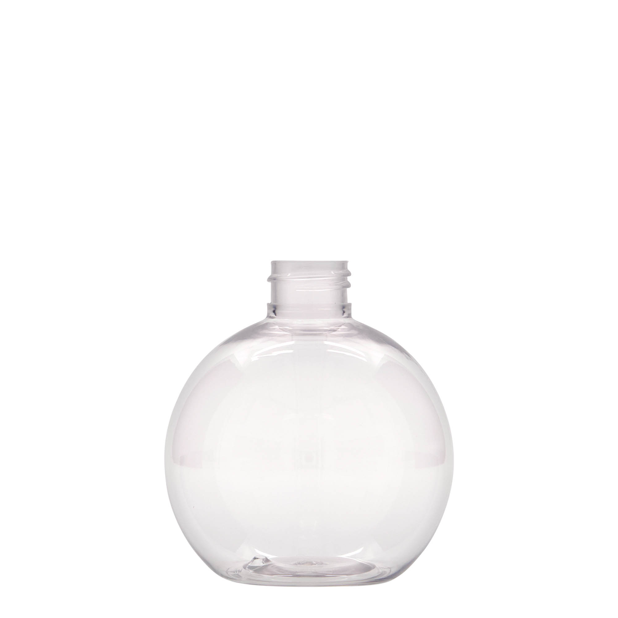 250 ml PET-flaska 'Perry', rund, plast, mynning: 24/410