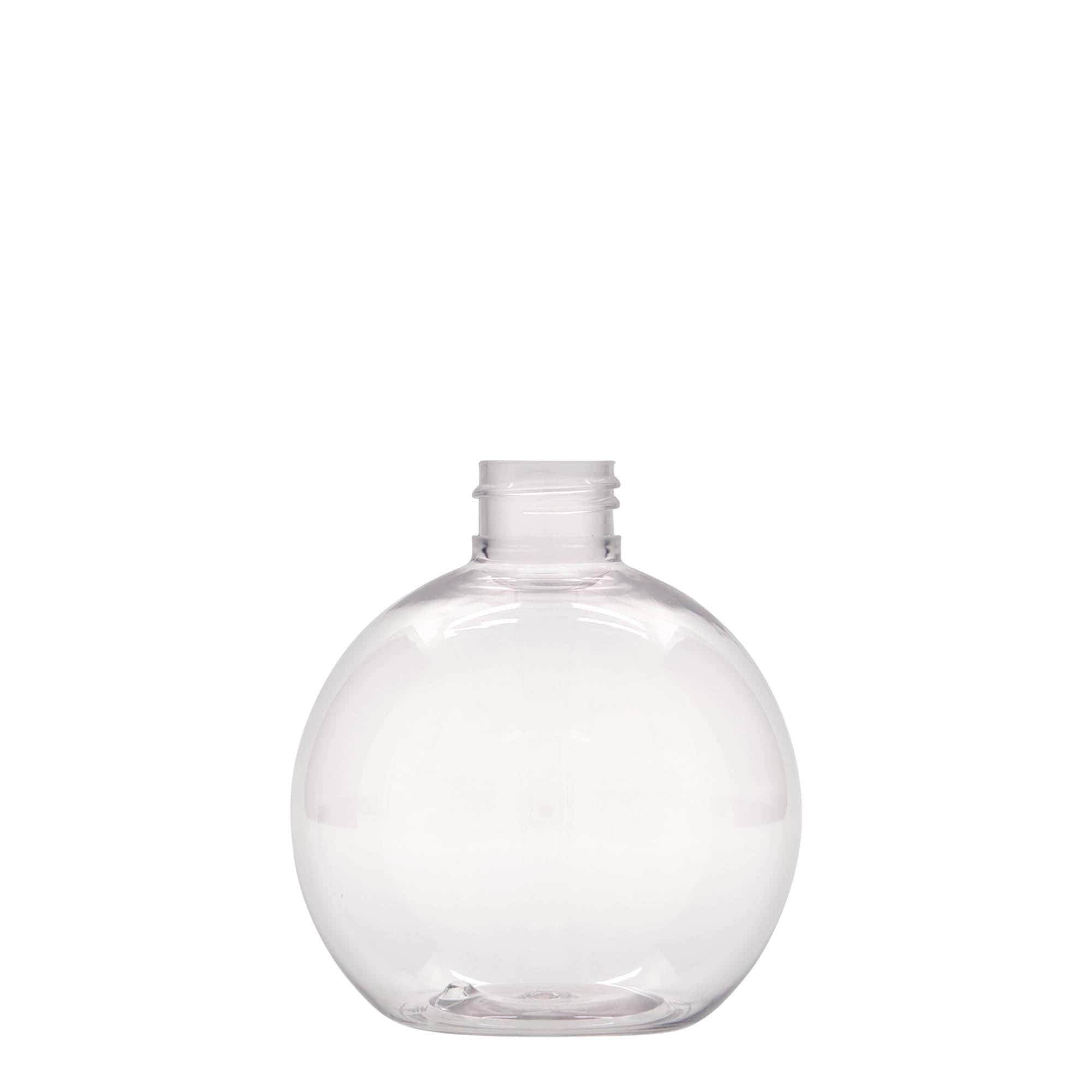 250 ml PET-flaska 'Perry', rund, plast, mynning: 24/410