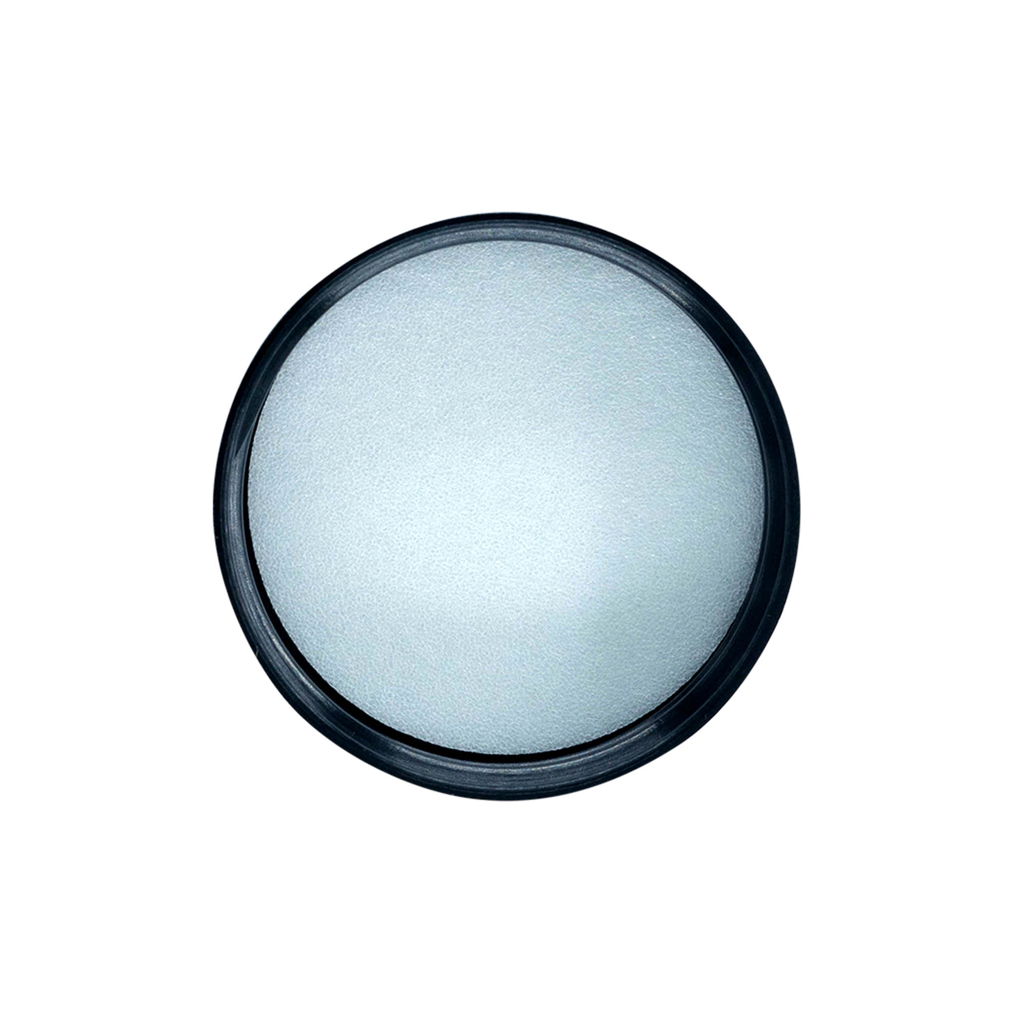 Skruvlock för 60 ml 'Brown Line', HPM-plast, svart