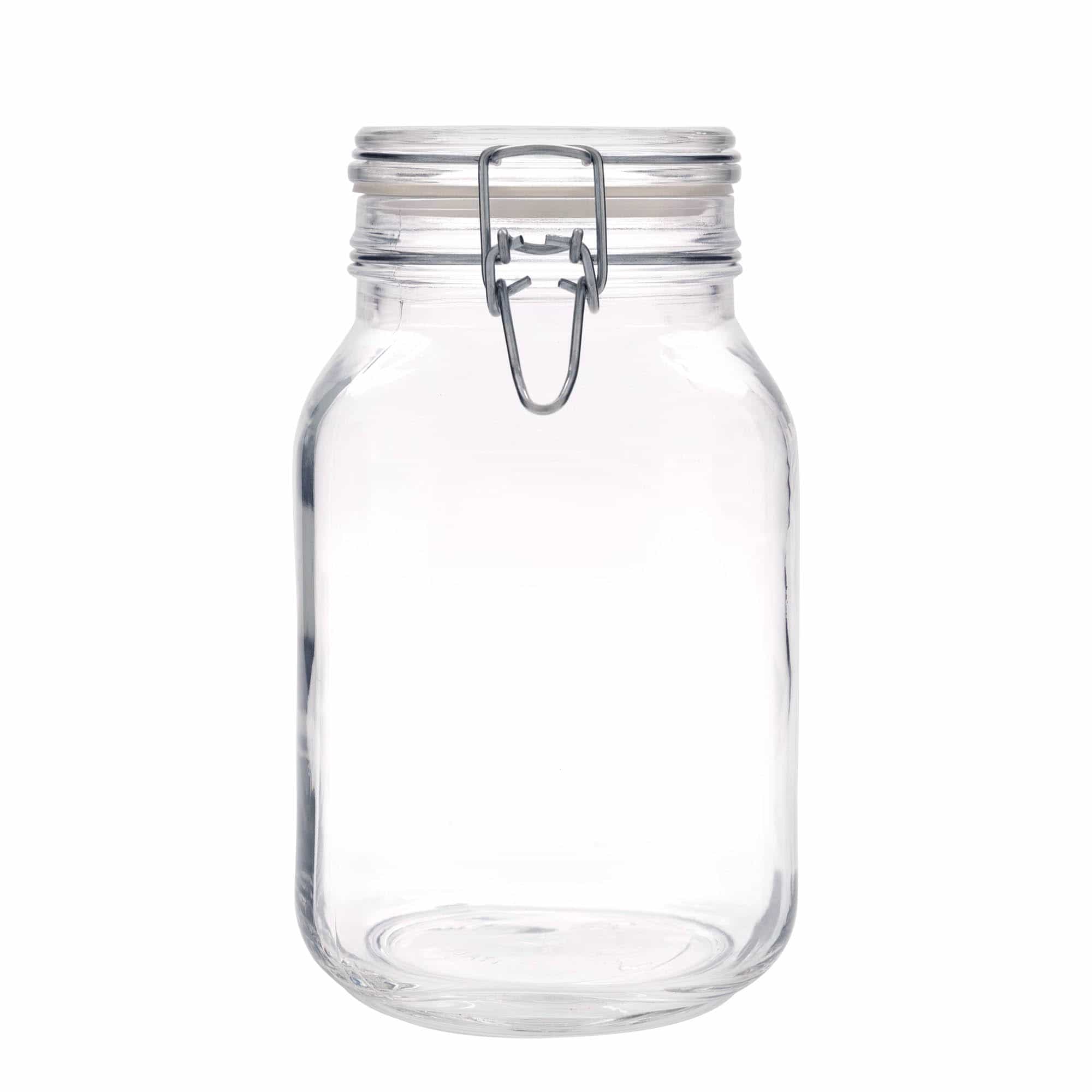 2 000 ml patentburk 'Fido', kvadratisk, mynning: trådbygellock 2 000 ml patentburk 'Fido', kvadratisk, mynning: trådbygellock