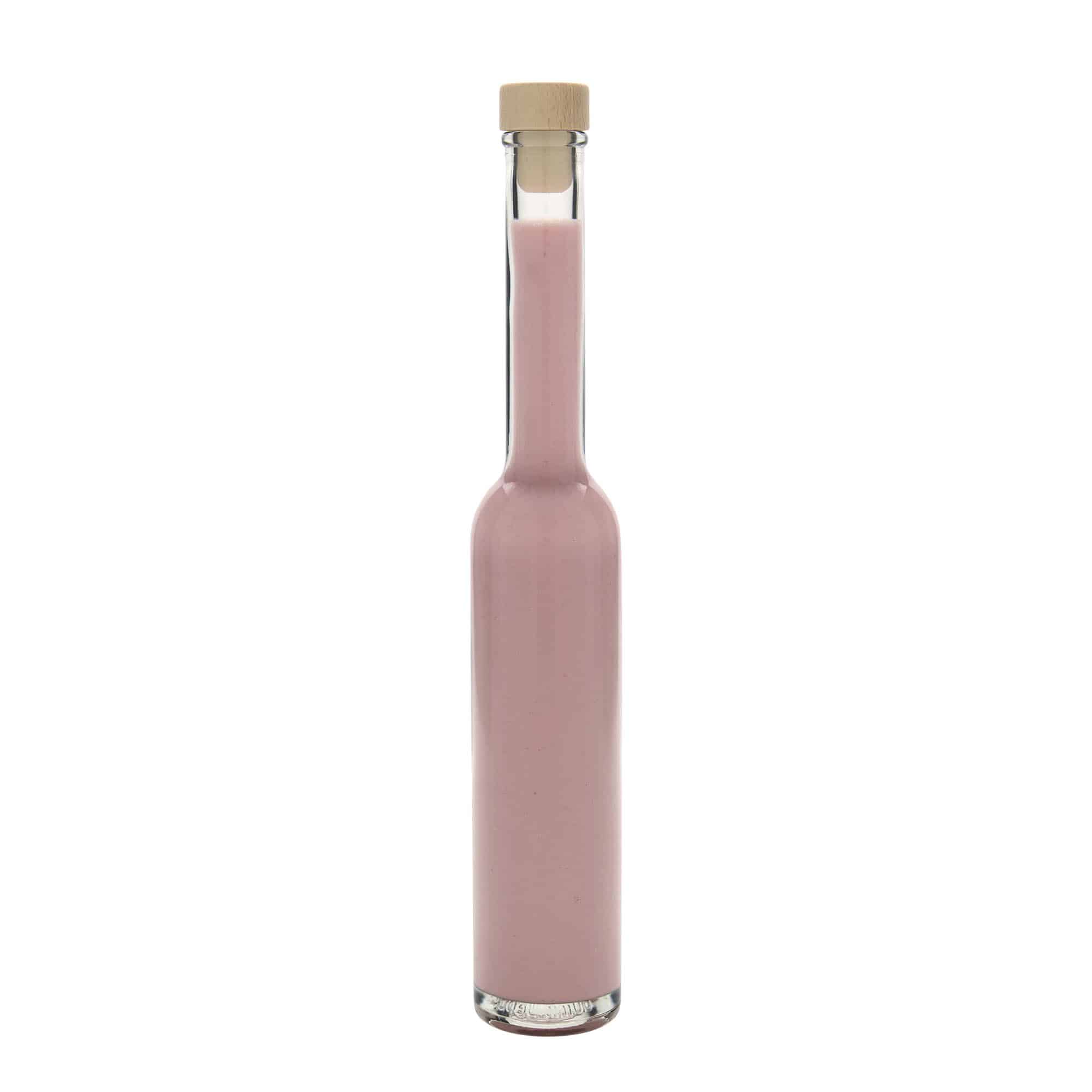 200 ml glasflaska 'Platina', mynning: kork