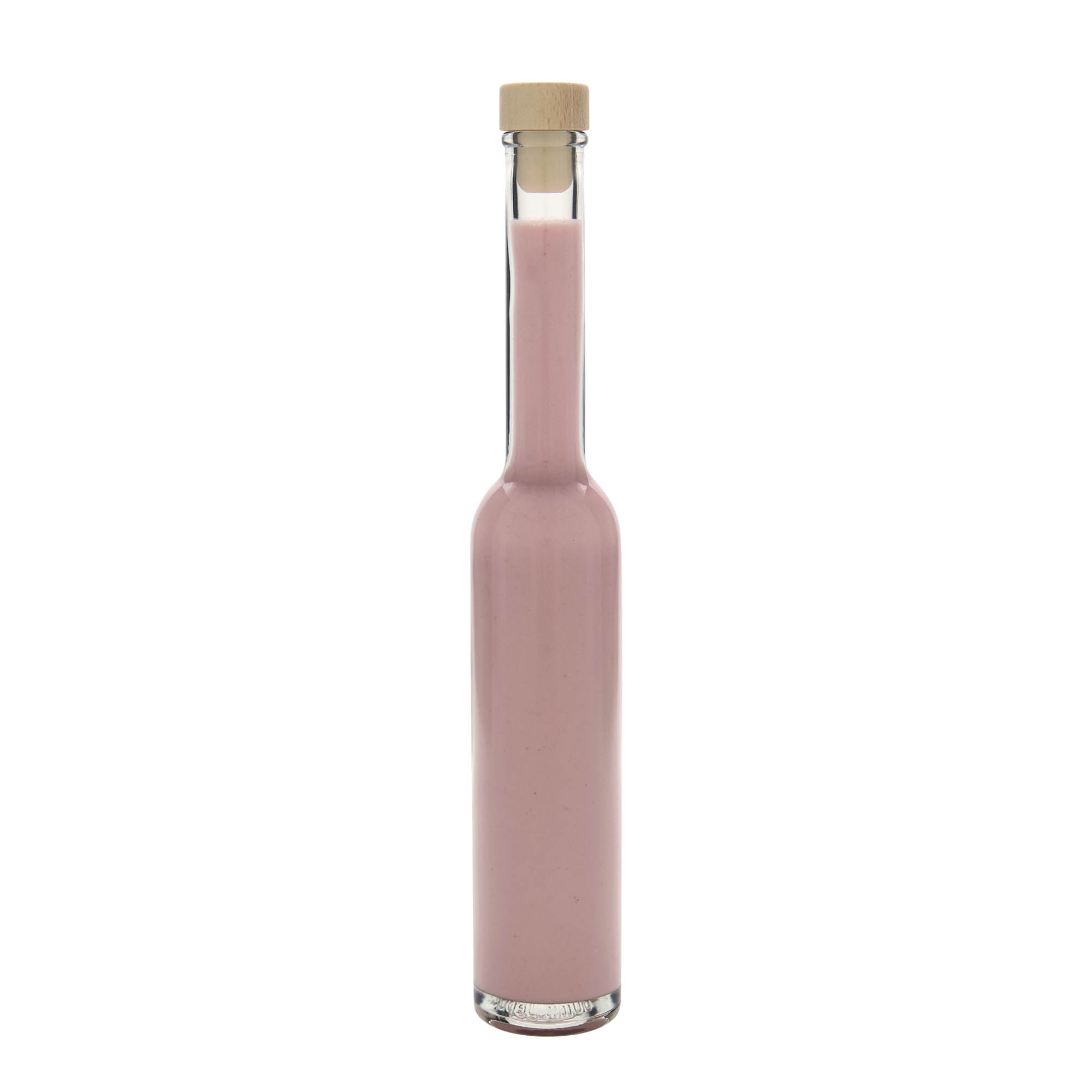 200 ml glasflaska 'Platina', öppning: kork