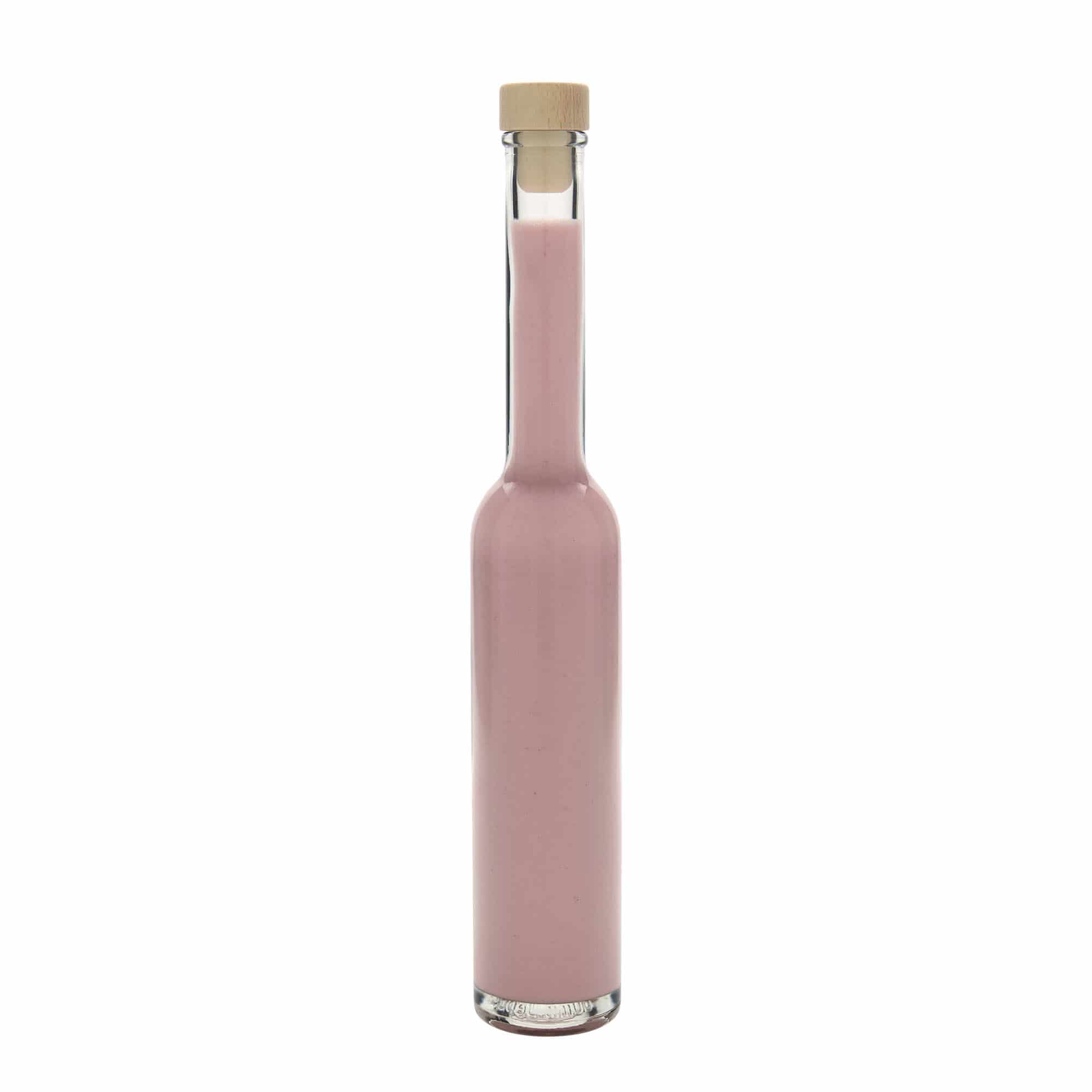 200 ml glasflaska 'Platina', öppning: kork