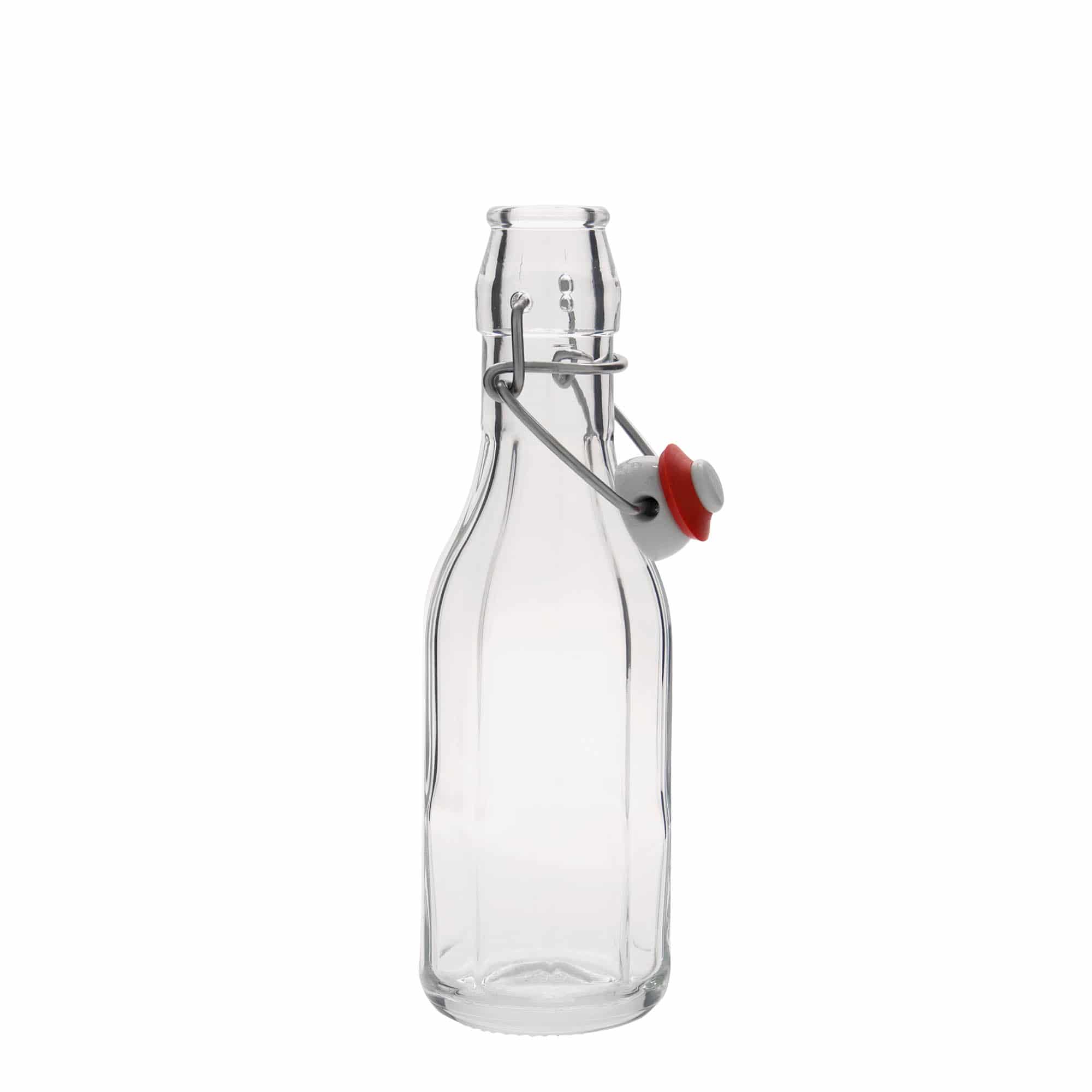 250 ml glasflaska 'Bravo', tiokantig, öppning: bygelkapsyl
