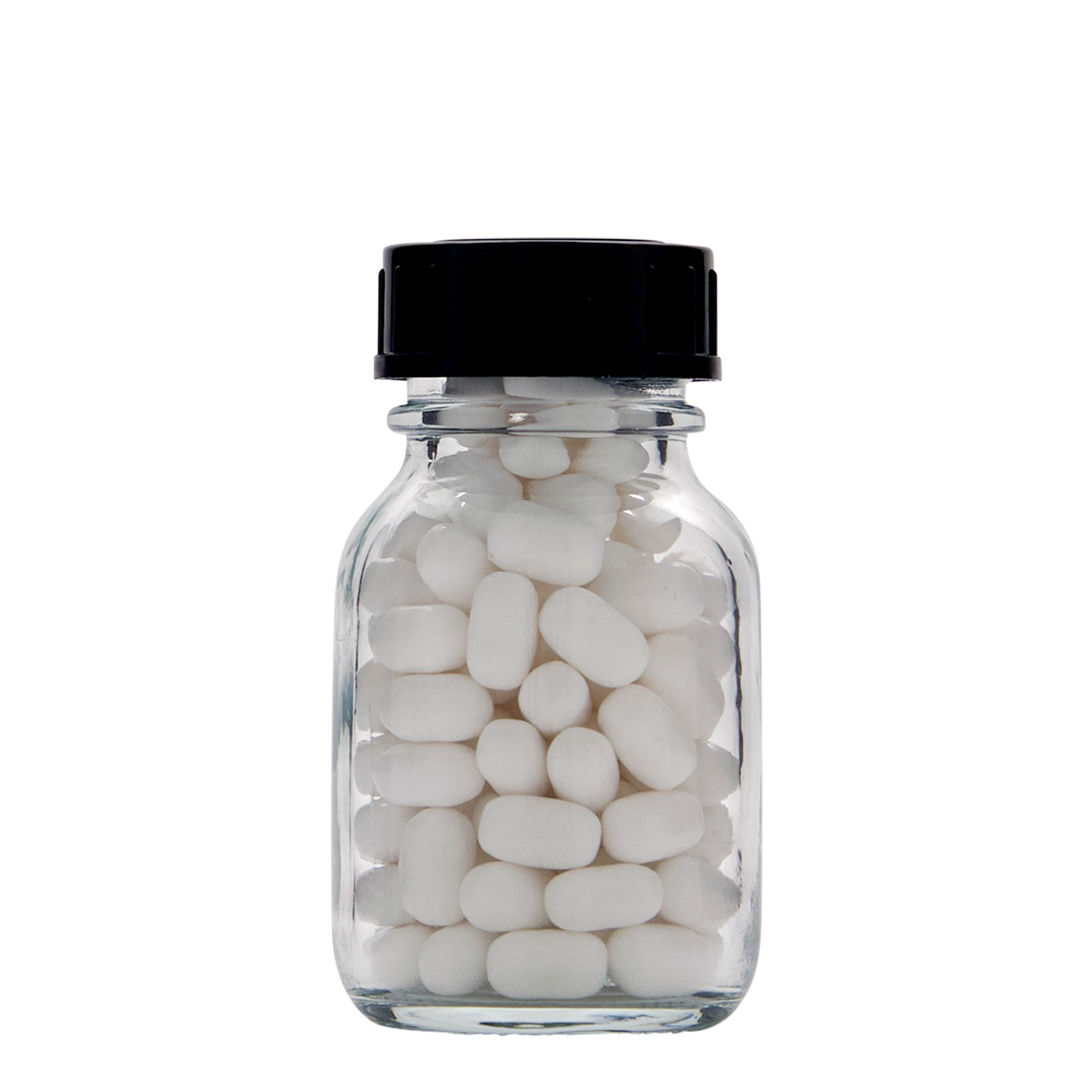 50 ml vid halsglas, mynning: DIN 32 50 ml vid halsglas, mynning: DIN 32