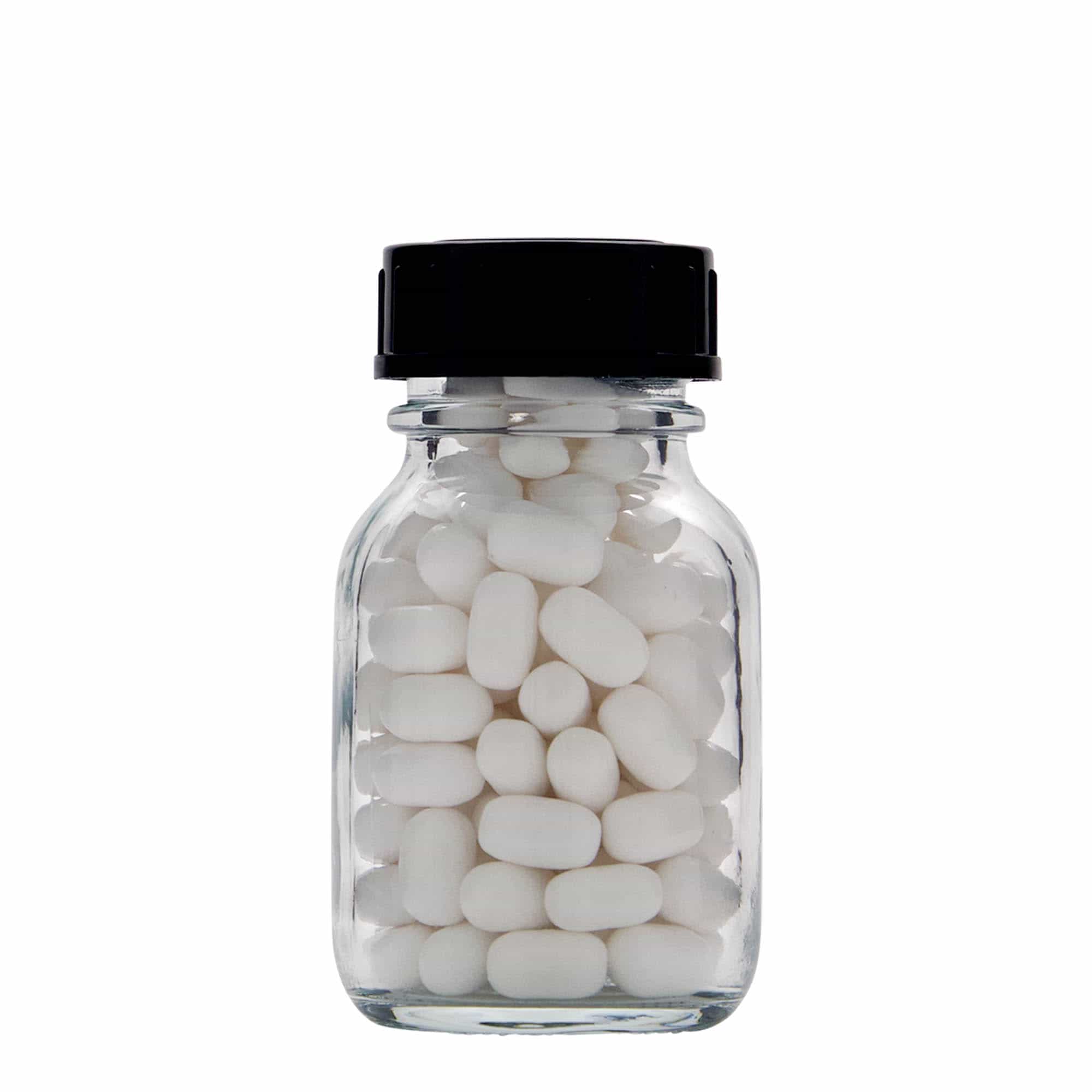50 ml vid halsglas, mynning: DIN 32