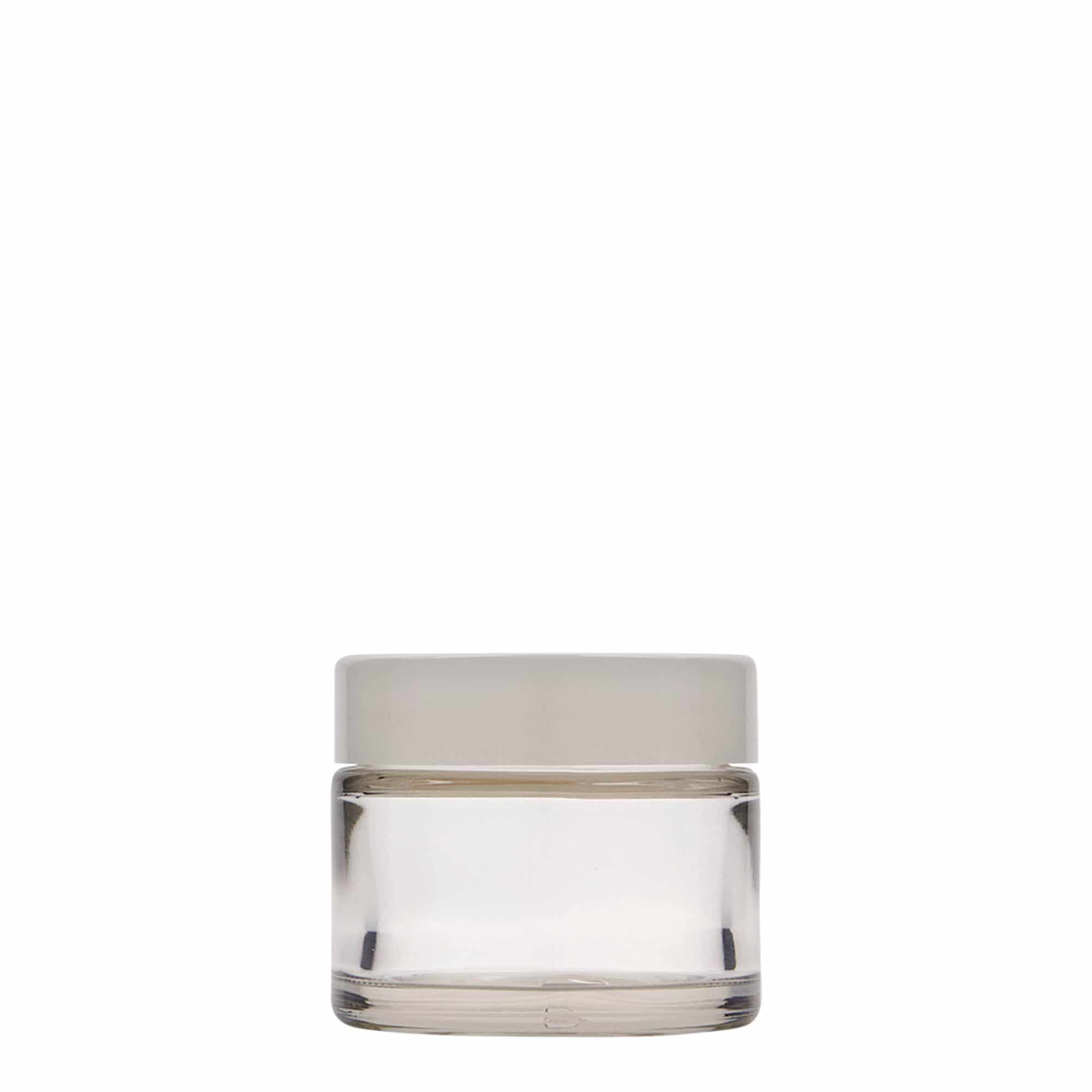 50 ml burk 'Beauty', glas, öppning: skruvlock