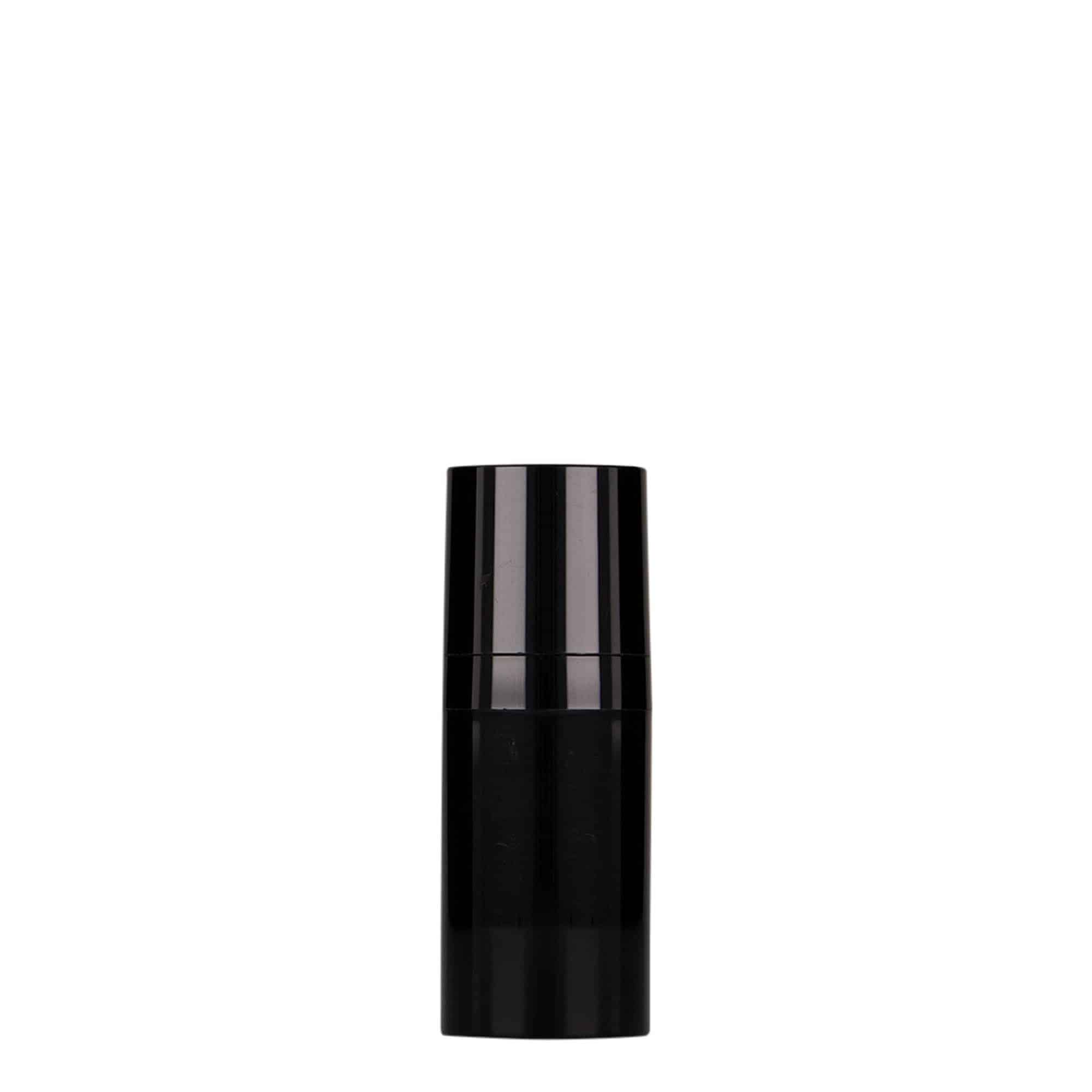 15 ml Airless-dispenser 'Micro', PP-plast, svart