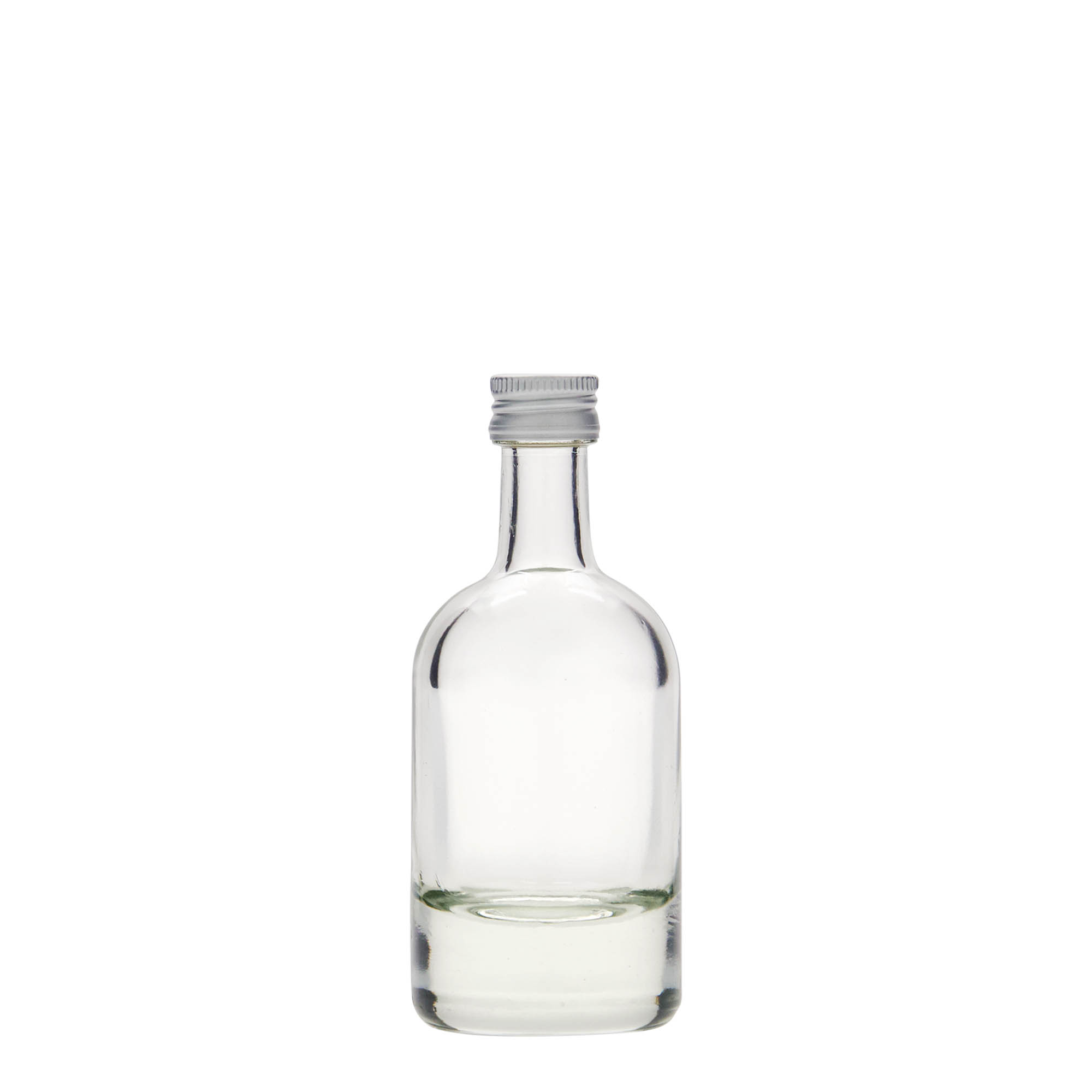 50 ml glasflaska 'Linea Uno', mynning: PP 18 50 ml glasflaska 'Linea Uno', mynning: PP 18