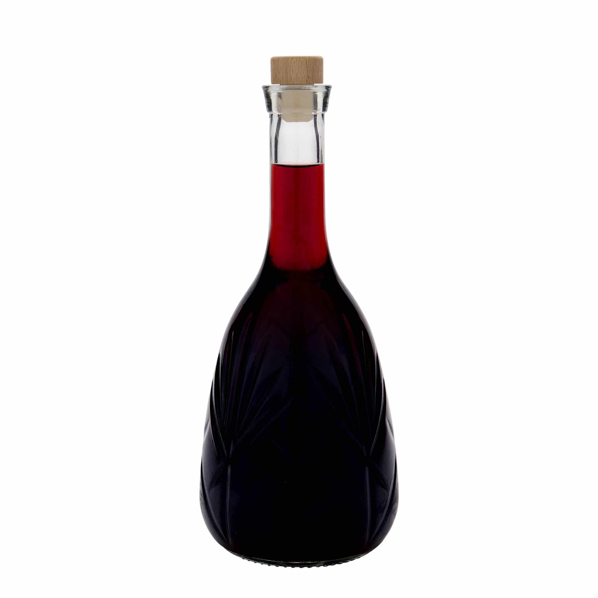 1 000 ml glasflaska 'Reliefa', mynning: kork