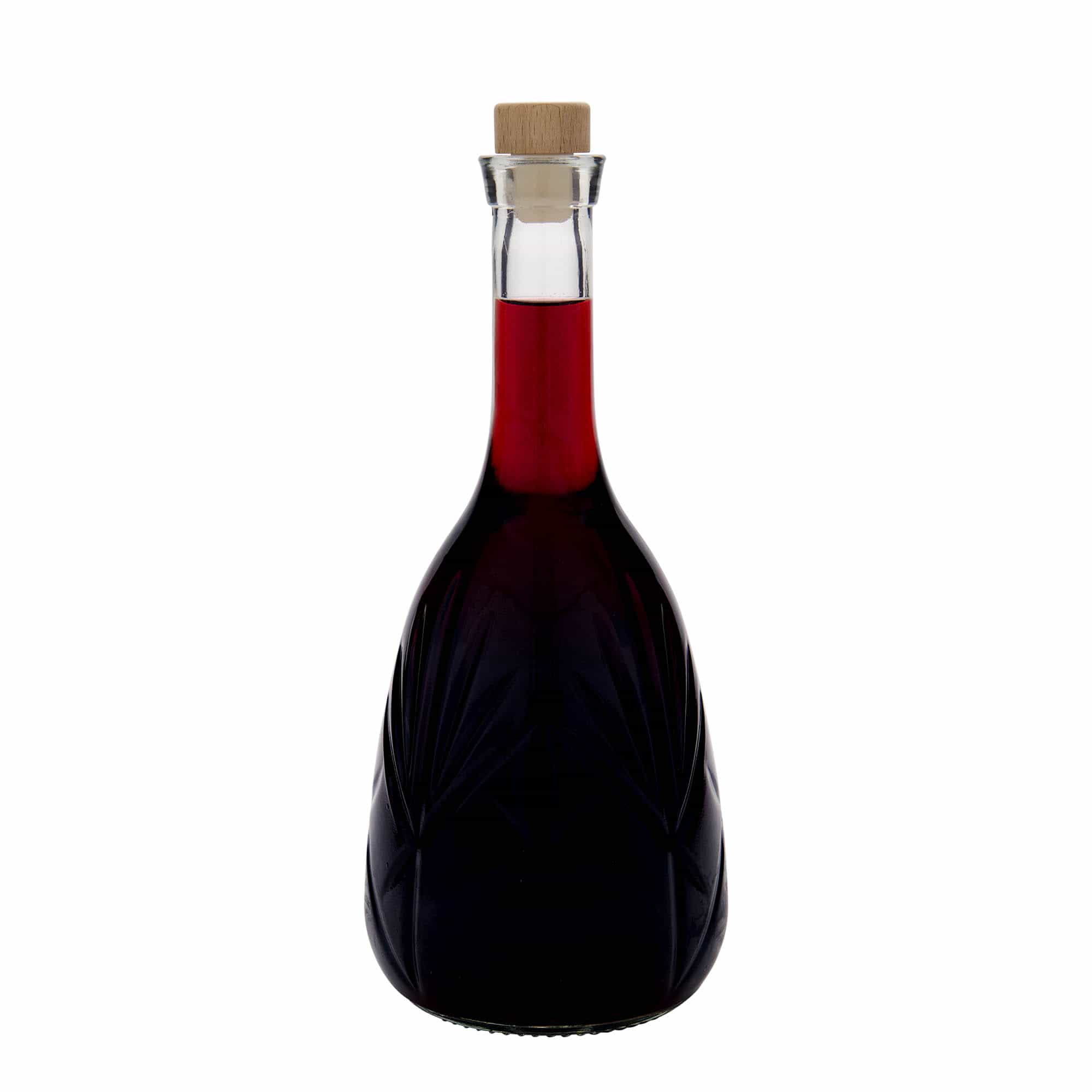 1.000 ml glasflaska 'Reliefa', öppning: kork
