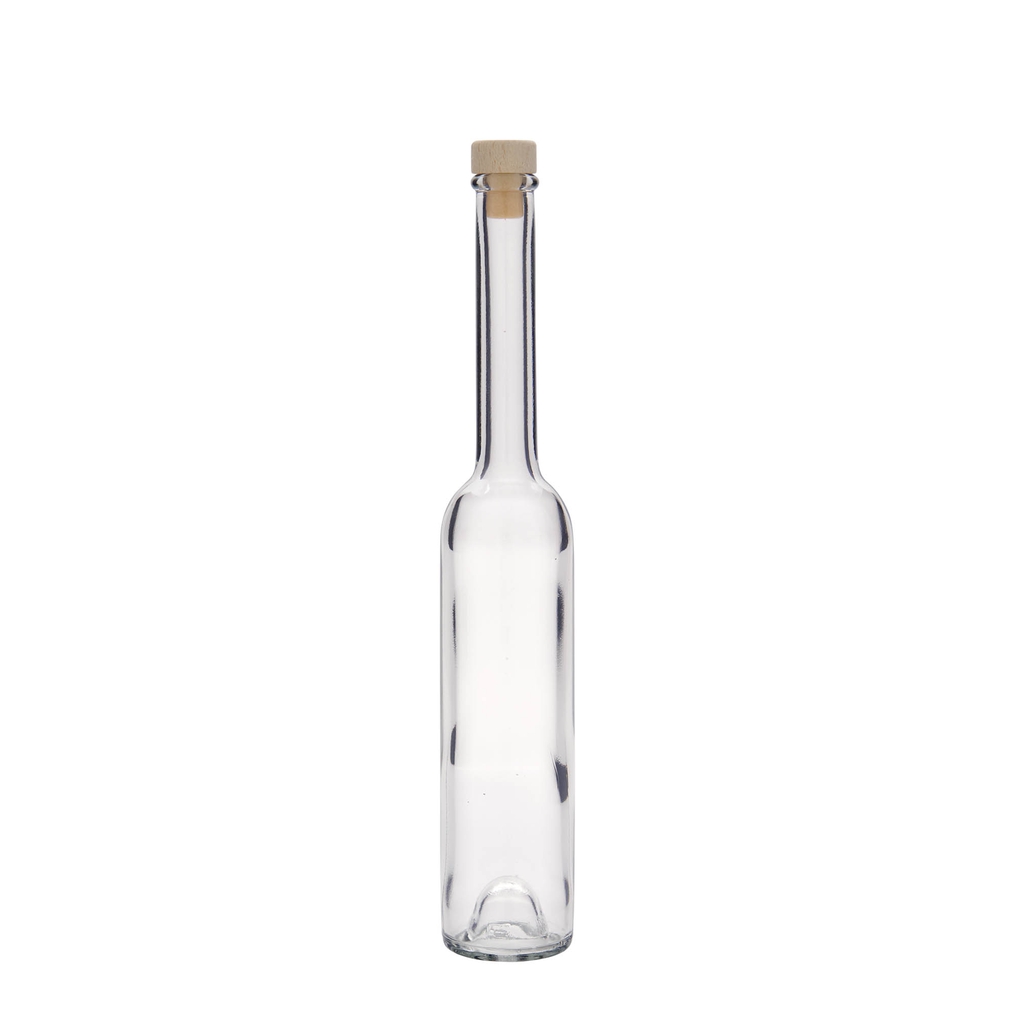 100 ml glasflaska 'Platina', öppning: kork