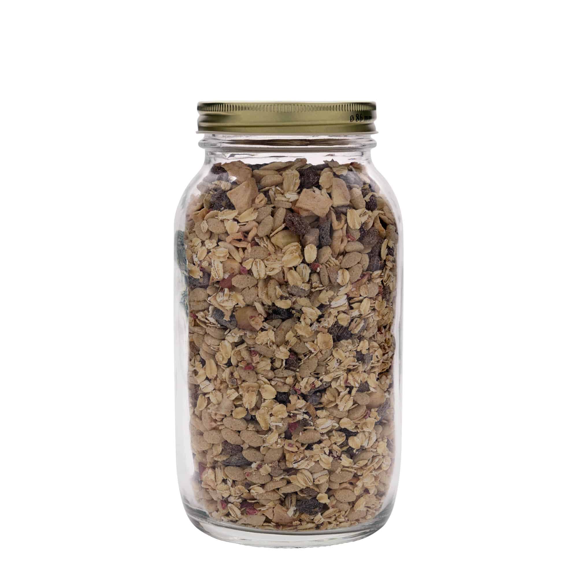 1 500 ml glas 'Quattro Stagioni', öppning: skruvlock