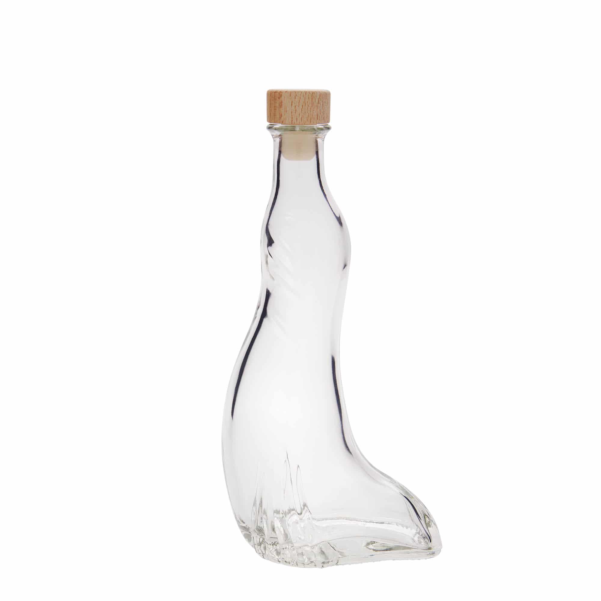 200 ml glasflaska 'Säl', öppning: kork