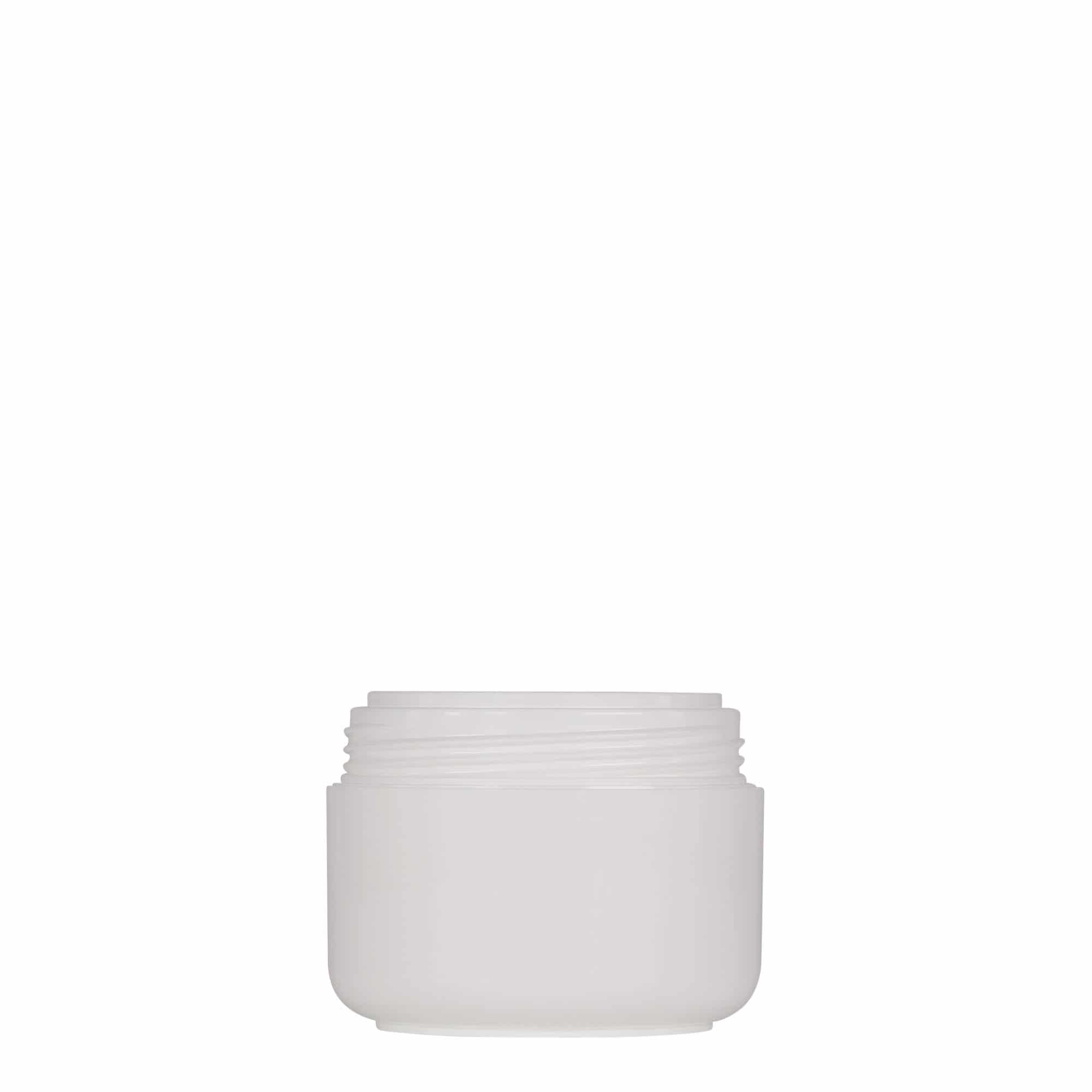 50 ml plastburk 'Bianca', PP, vit, mynning: skruvkapsel 50 ml plastburk 'Bianca', PP, vit, mynning: skruvkapsel
