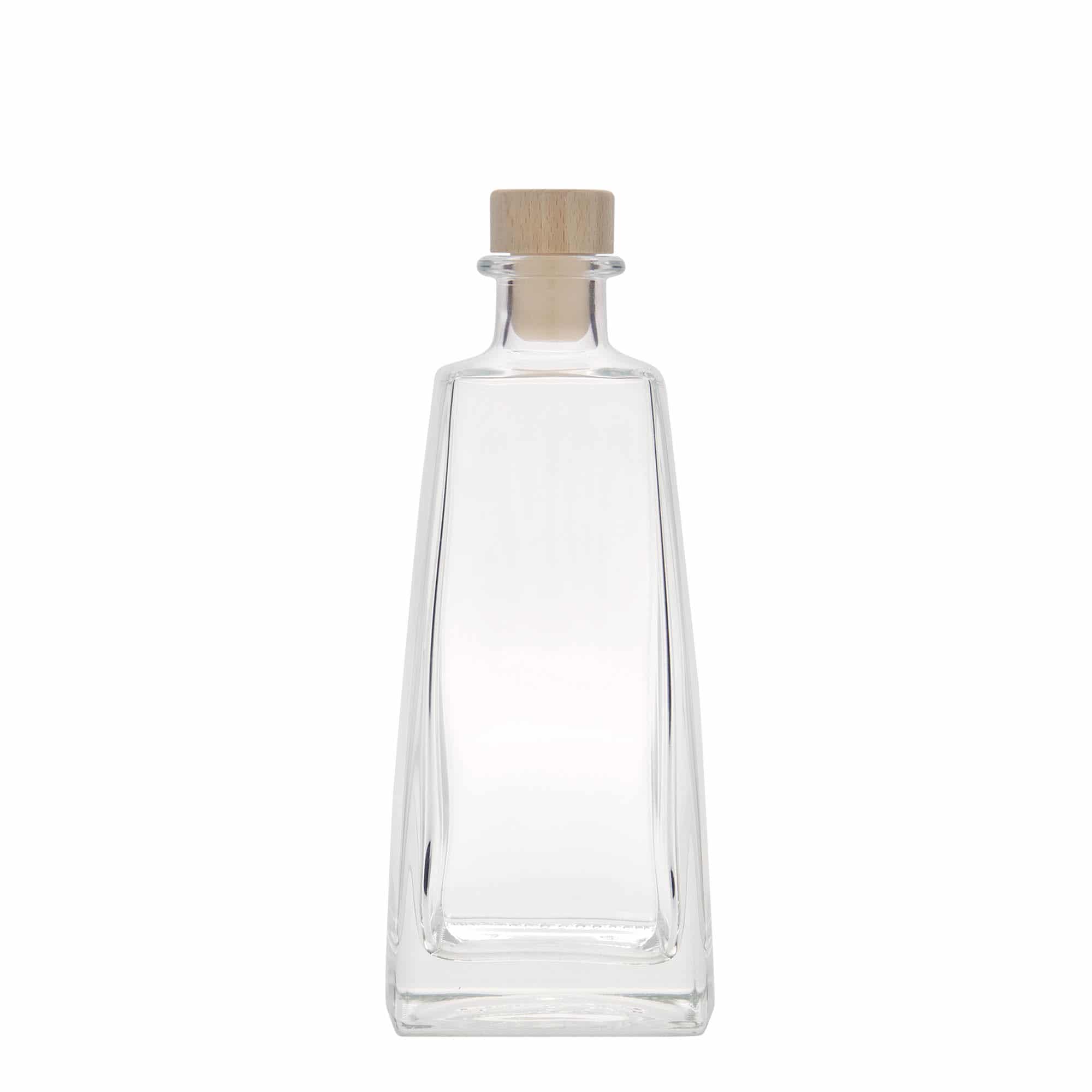 350 ml glasflaska 'Timmy', rektangulär, mynning: kork