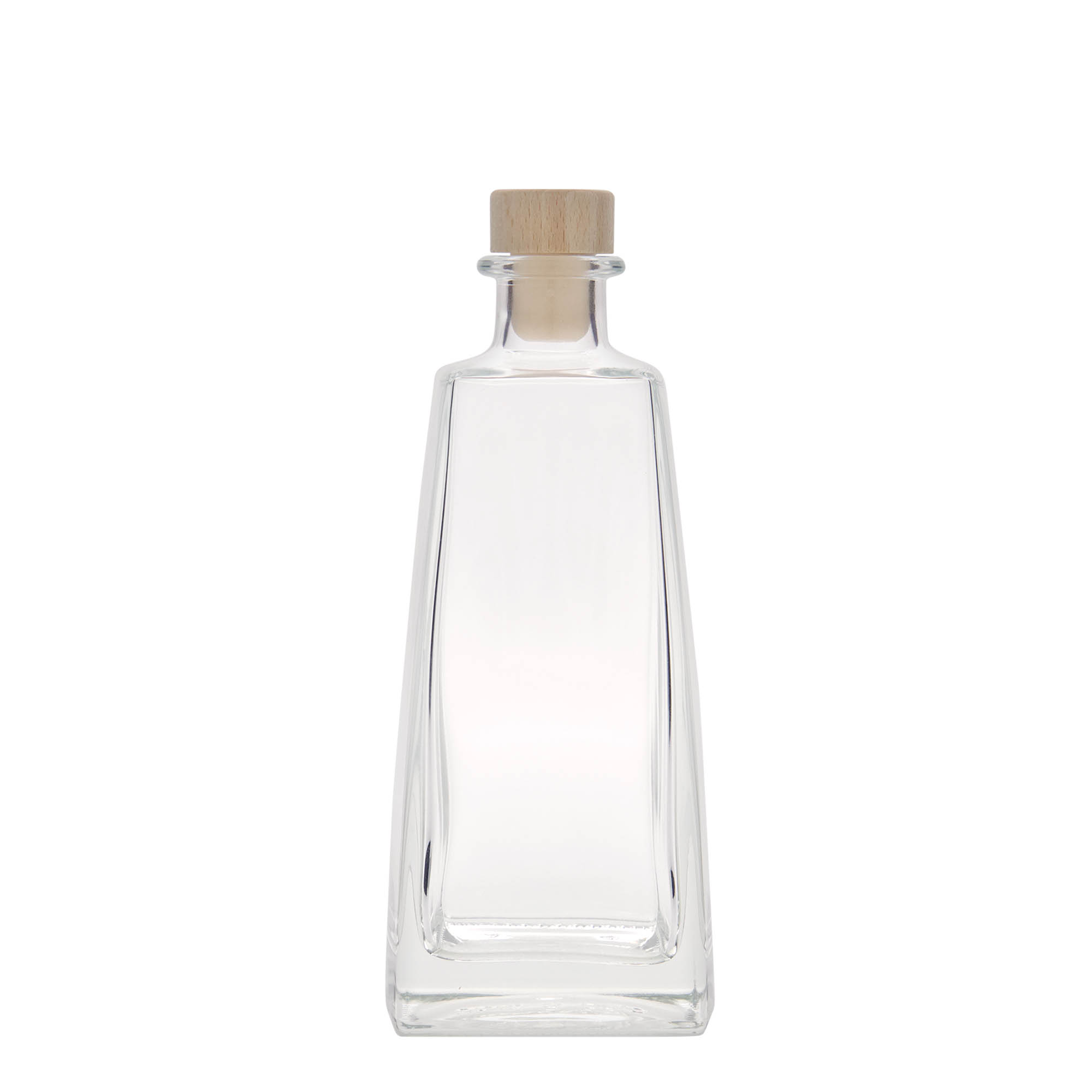 350 ml glasflaska 'Timmy', rektangulär, öppning: kork