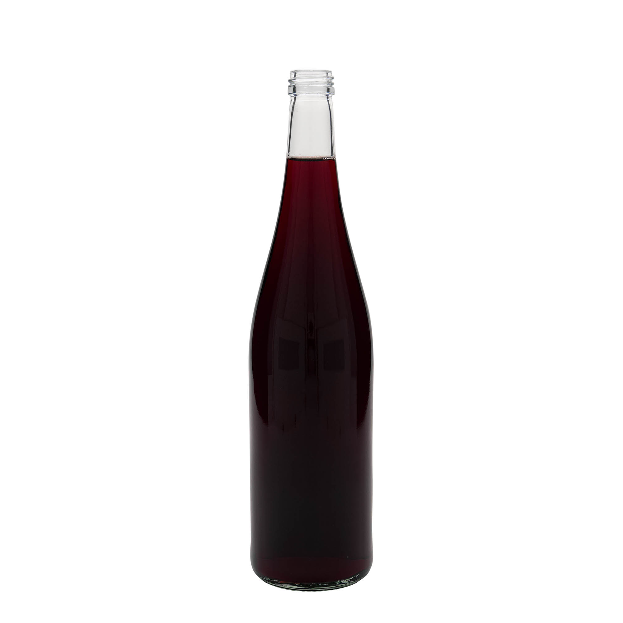 750 ml glasflaska 'Weinschlegel', mynning: PP 28 750 ml glasflaska 'Weinschlegel', mynning: PP 28