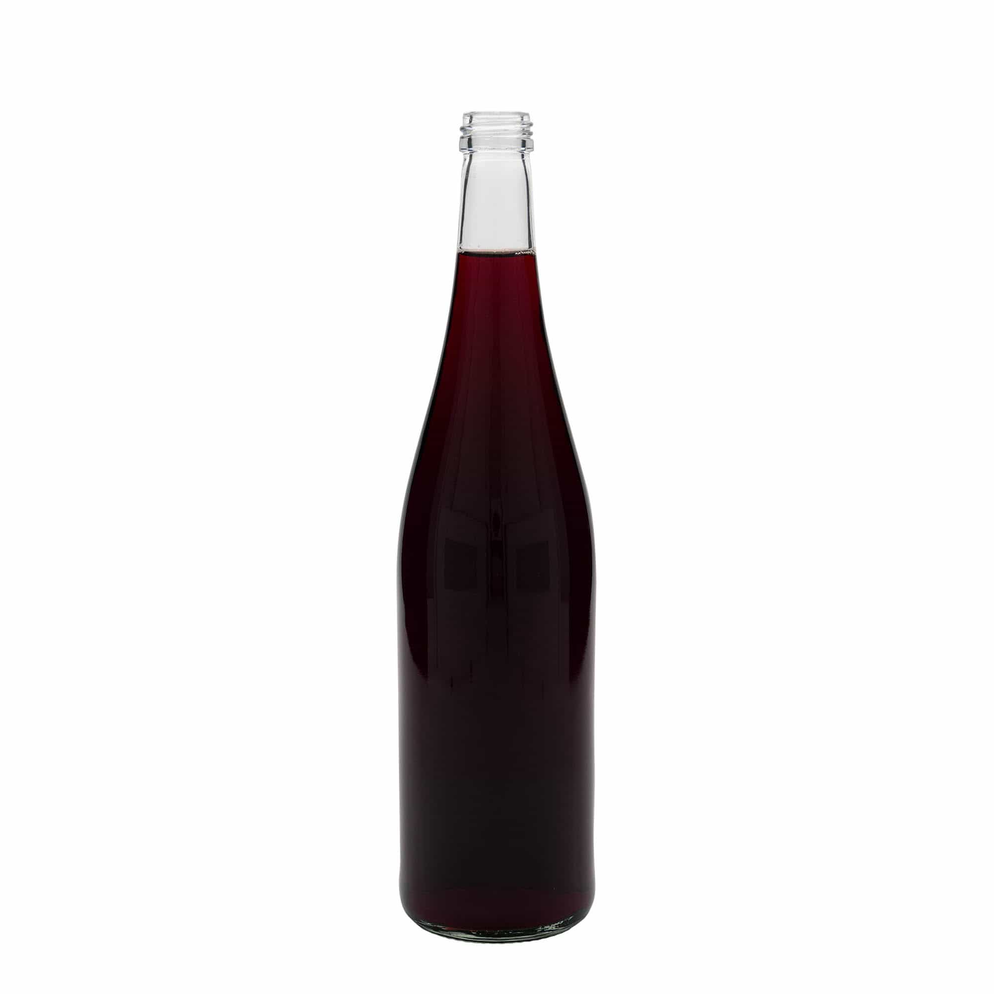 750 ml glasflaska 'Weinschlegel', mynning: PP 28 750 ml glasflaska 'Weinschlegel', mynning: PP 28