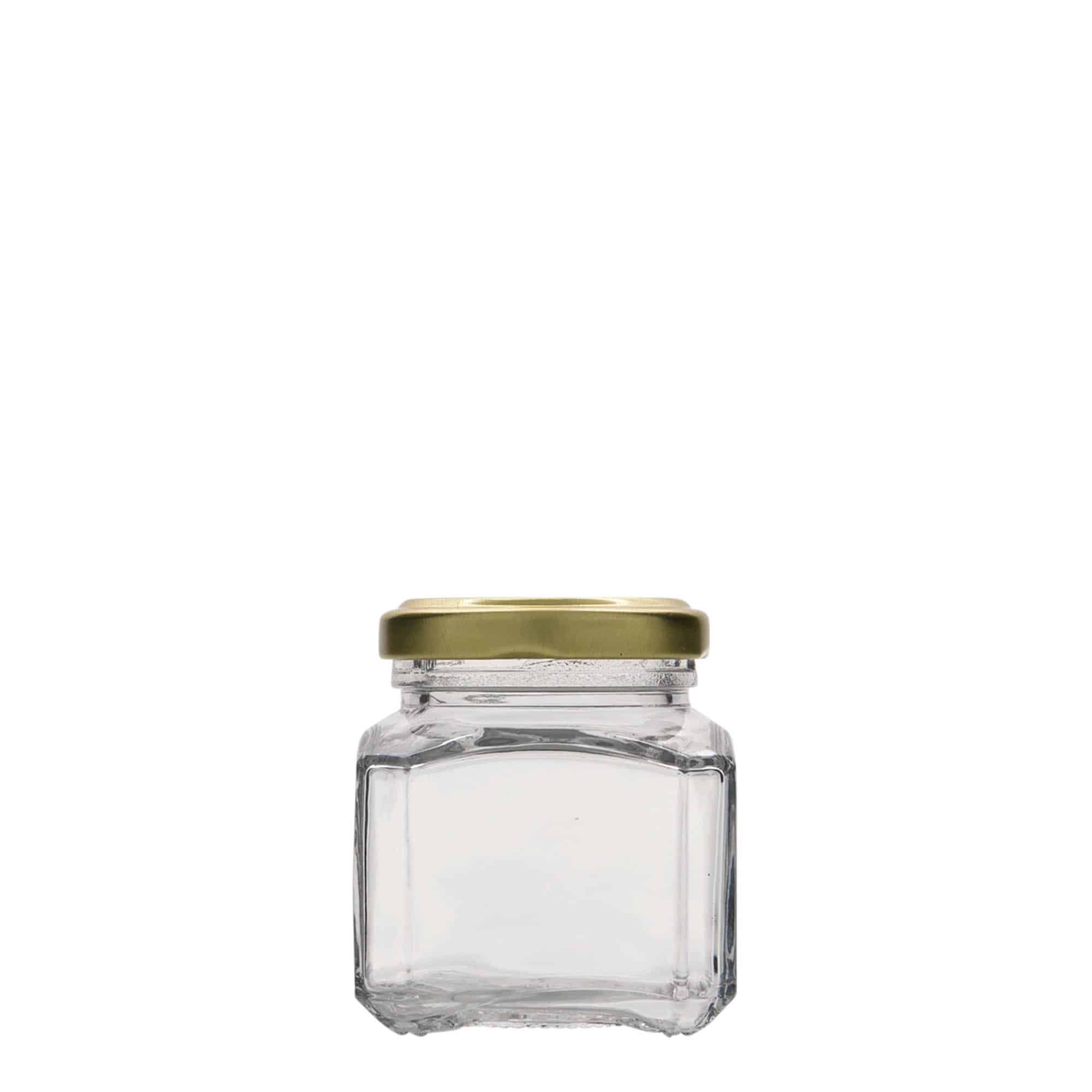 106 ml fyrkantig burk 'Milano', mynning: twist off (TO 48)