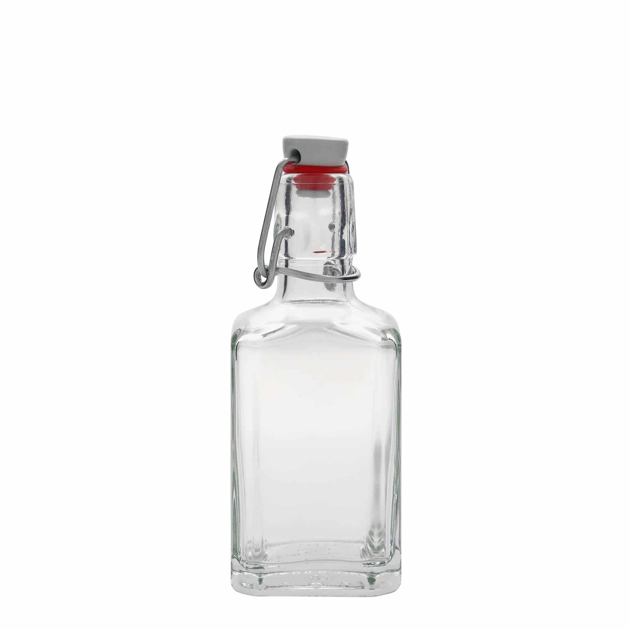 250 ml glasflaska 'Rialto', kvadratisk, mynning: patentkork