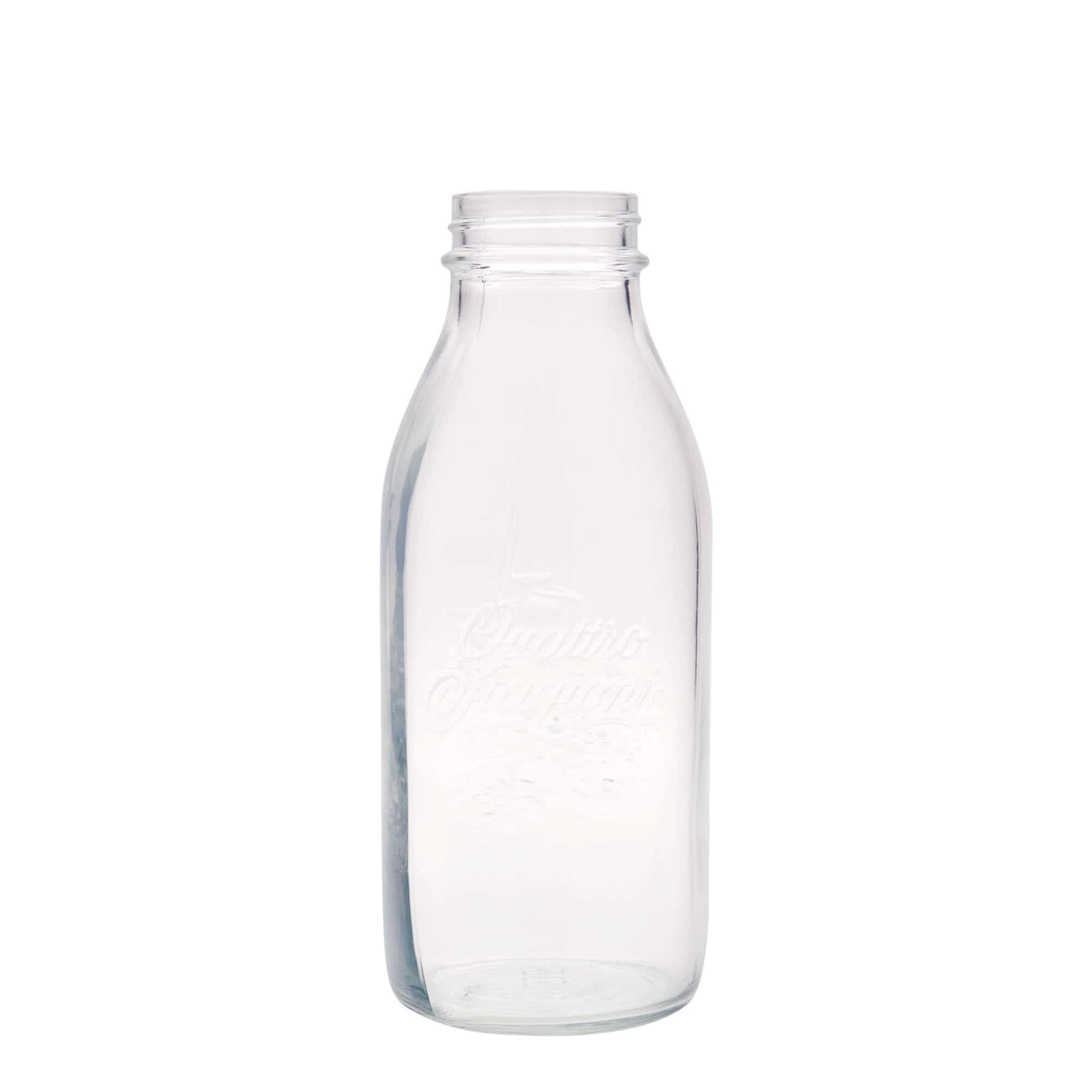 1 000 ml glasflaska 'Quattro Stagioni', mynning: skruvkapsel