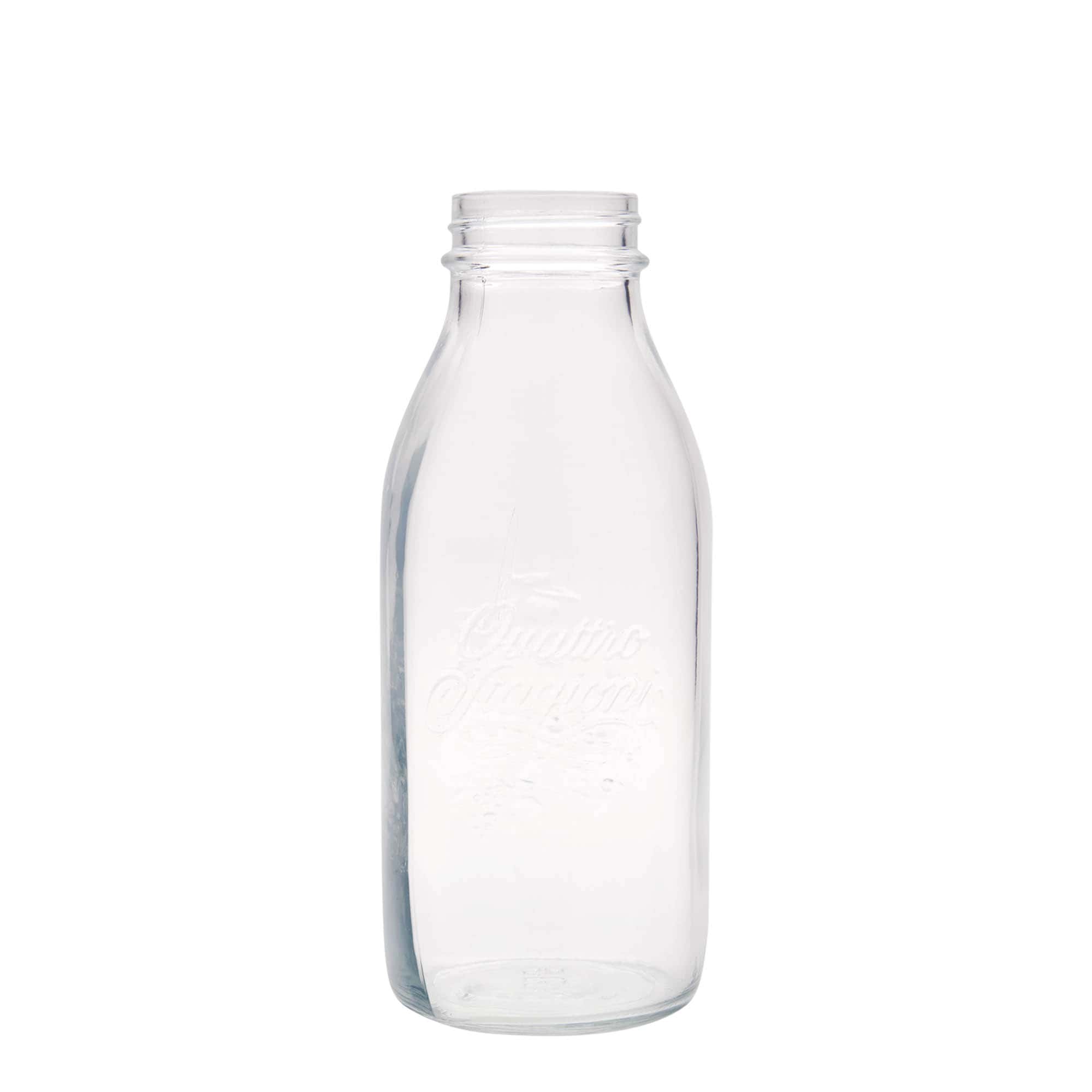 1 000 ml glasflaska 'Quattro Stagioni', mynning: skruvlock 1 000 ml glasflaska 'Quattro Stagioni', mynning: skruvlock