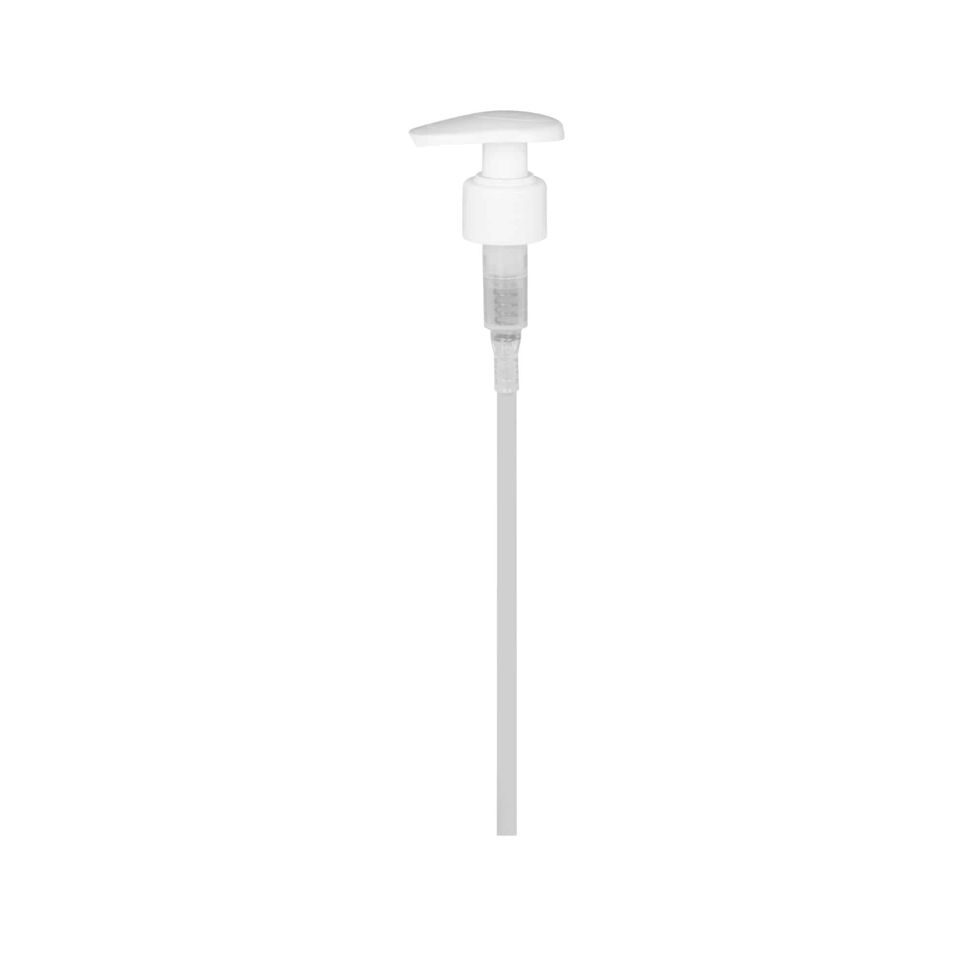 Skruvlock dispenserpump, PP-plast, vit, för mynning: 24/410