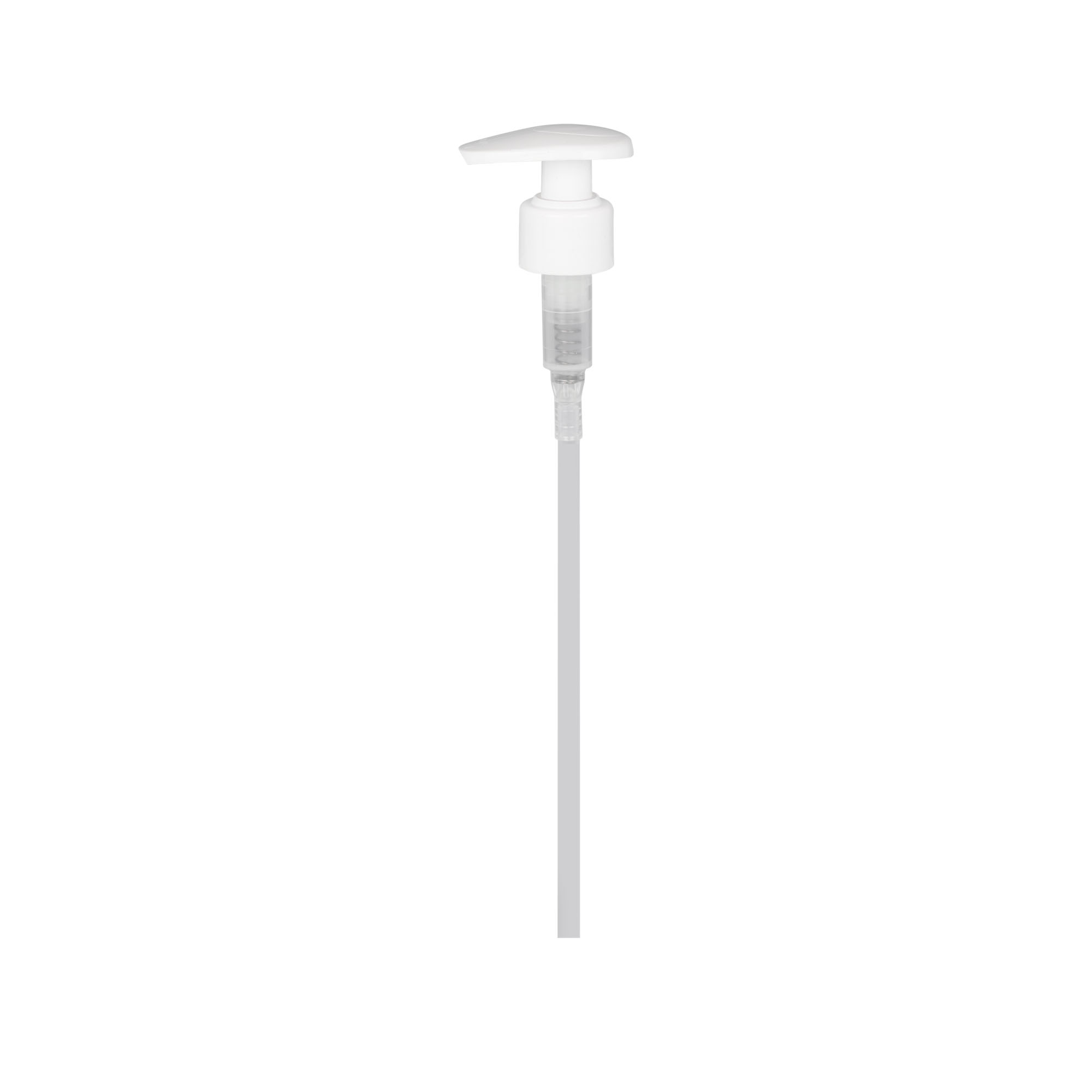 Skruvlock dispenserpump, PP-plast, vit, för mynning: 24/410 Skruvlock dispenserpump, PP-plast, vit, för mynning: 24/410