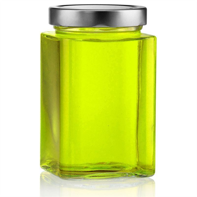 720 ml fyrkantig glasburk 'Ikarus', öppning: Deep-Twist-Off (DTO 82)