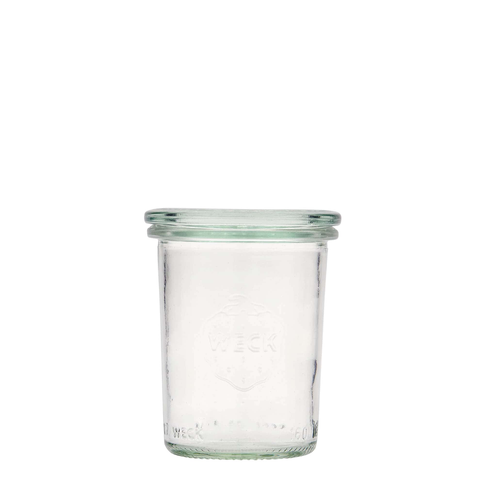 160 ml WECK-sturzglas, mynning: rund kant