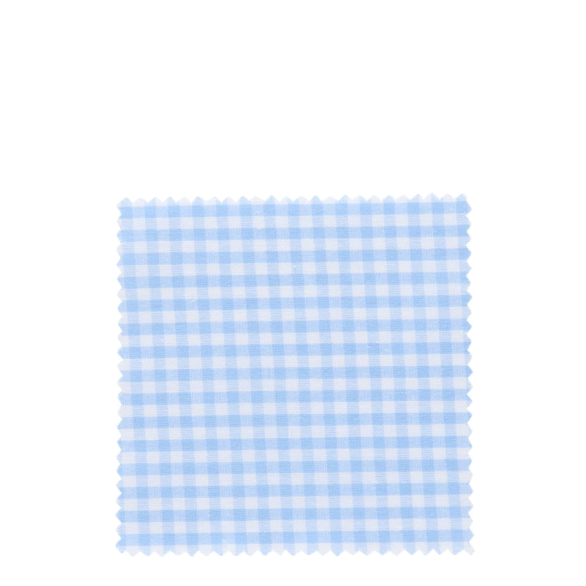 Tygservett rutigt 12x12, kvadratisk, textil, ljusblå, öppning: TO38-TO53