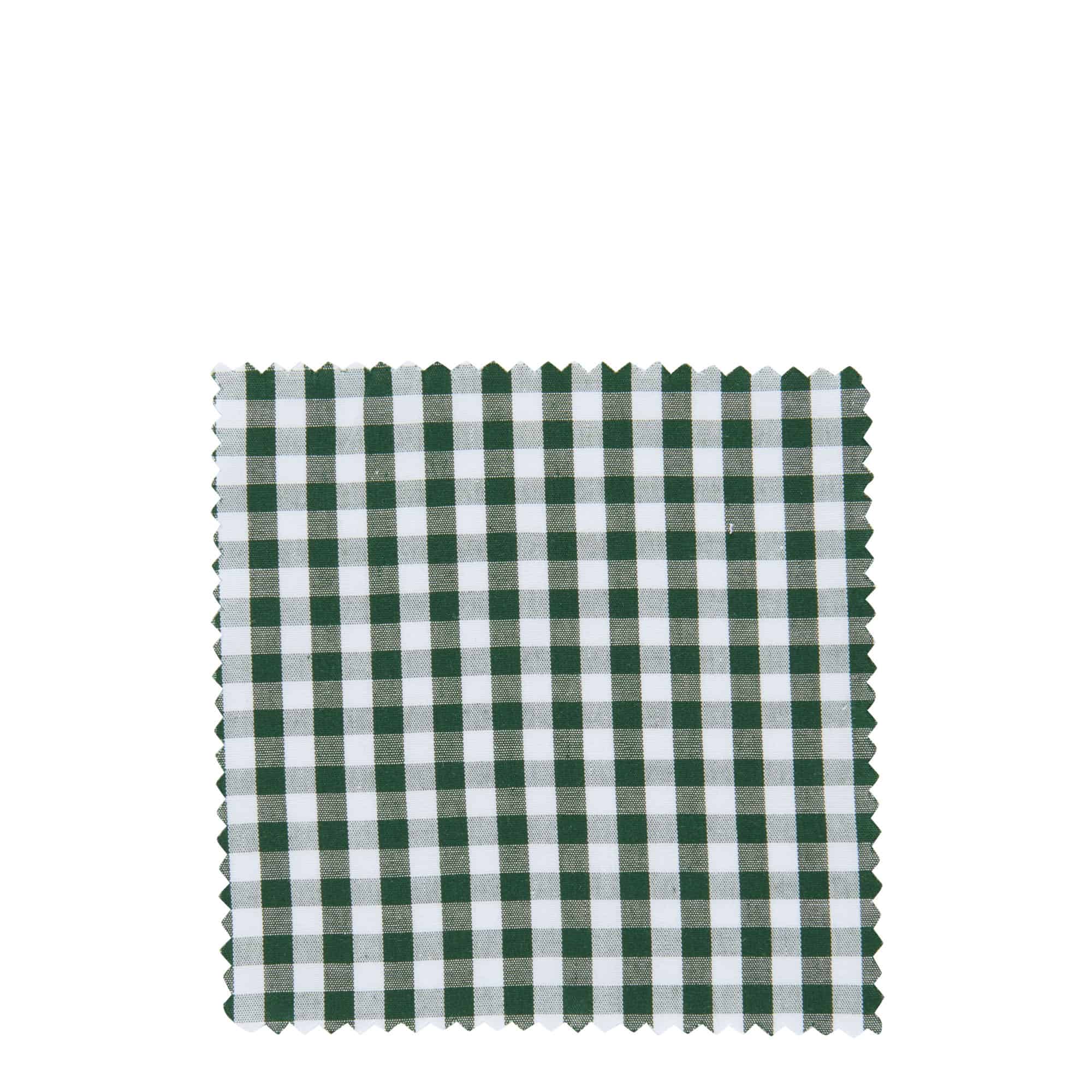 Rutig tygrundel för syltburk 12x12, kvadratisk, textil, mörkgrön, mynning: TO38-TO53 Rutig tygrundel för syltburk 12x12, kvadratisk, textil, mörkgrön, mynning: TO38-TO53