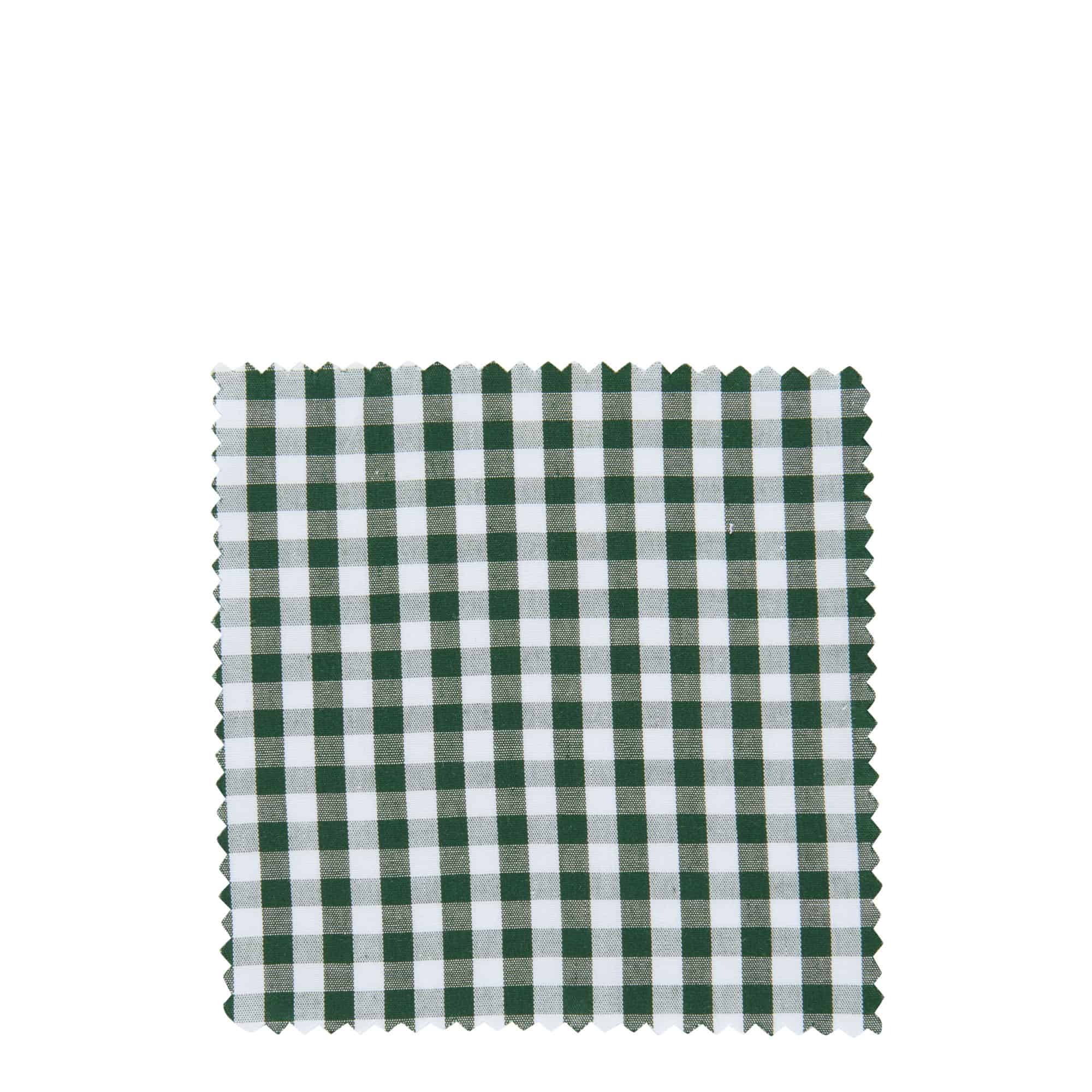 Tygservett rutig 12x12, kvadratisk, textil, mörkgrön, öppning: TO38-TO53