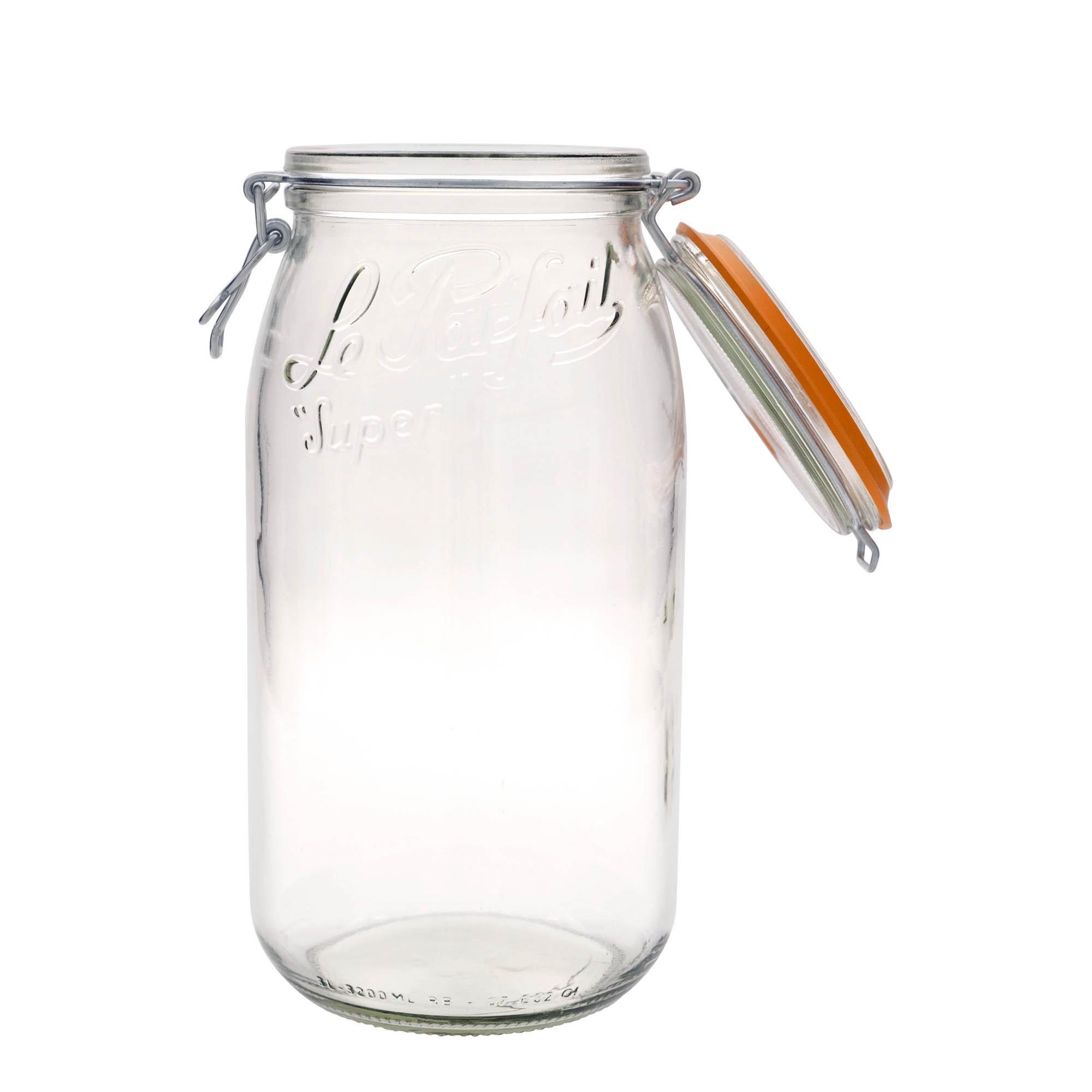 3 000 ml trådbygelglas 'Le Parfait Super Bocal', öppning: trådbygelstängning 3 000 ml trådbygelglas 'Le Parfait Super Bocal', öppning: trådbygelstängning