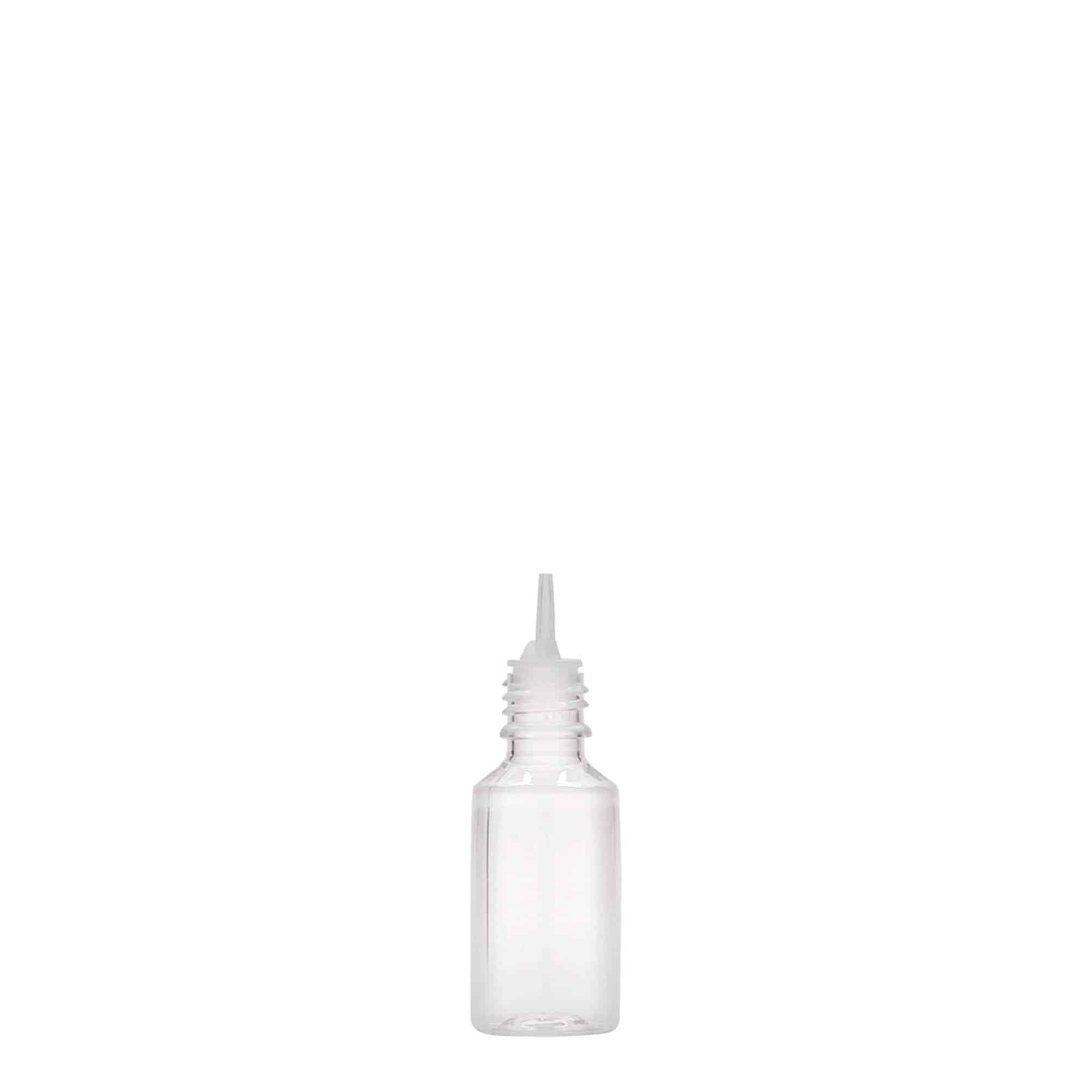 10 ml PET-flaska 'E-Liquid' med originalitets- och barnsäker förslutning, plast, mynning: skruvkapsel